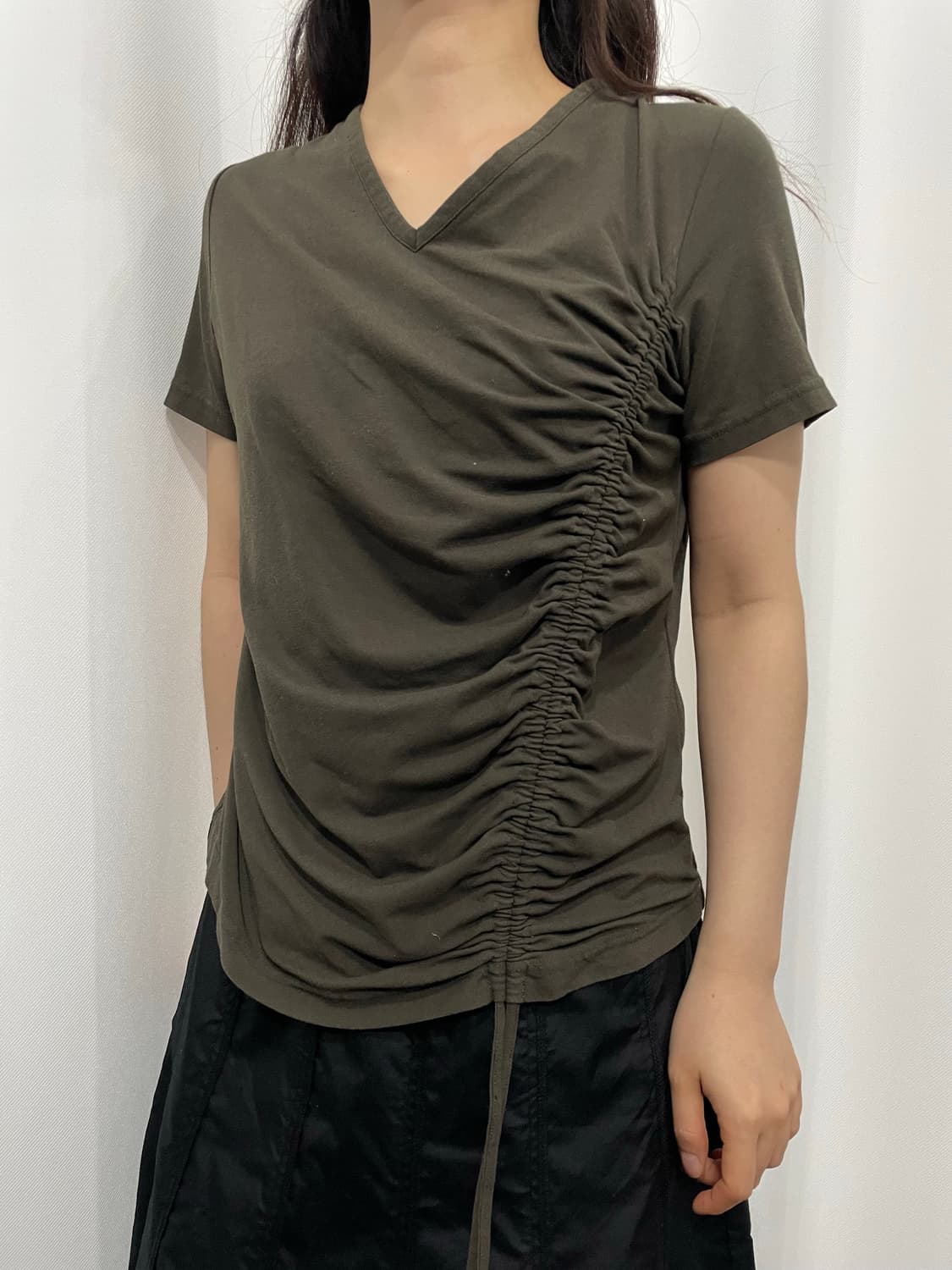 shirring detail top  상품이미지2