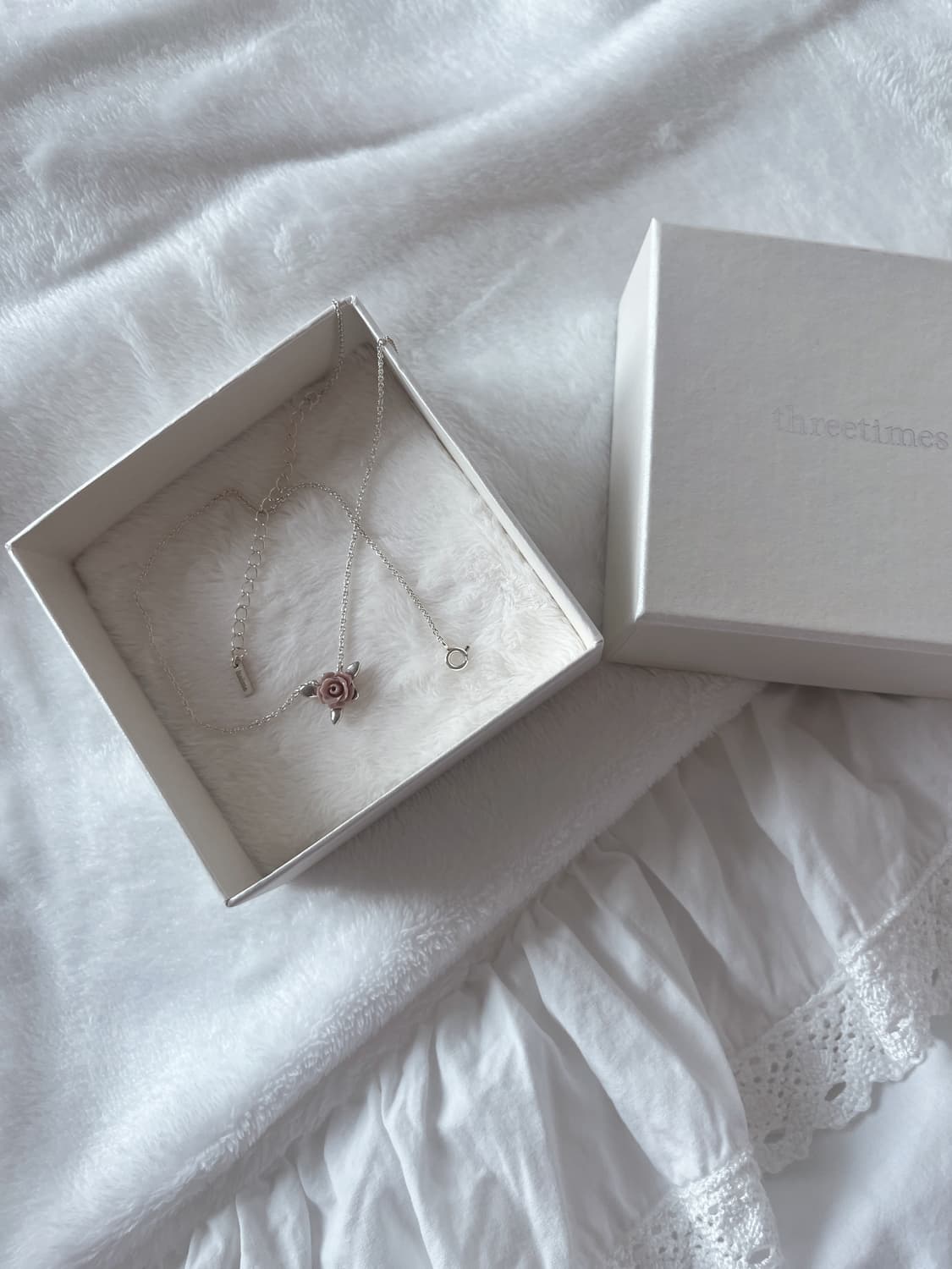 하이메 samanda rose necklace [coral] 상품이미지2