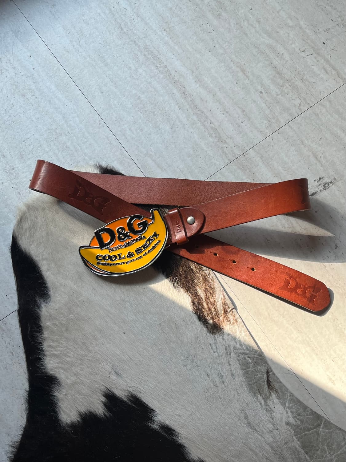 DOLCE & GABBANA COOL & SEXY LEATHER BELT 상품이미지1