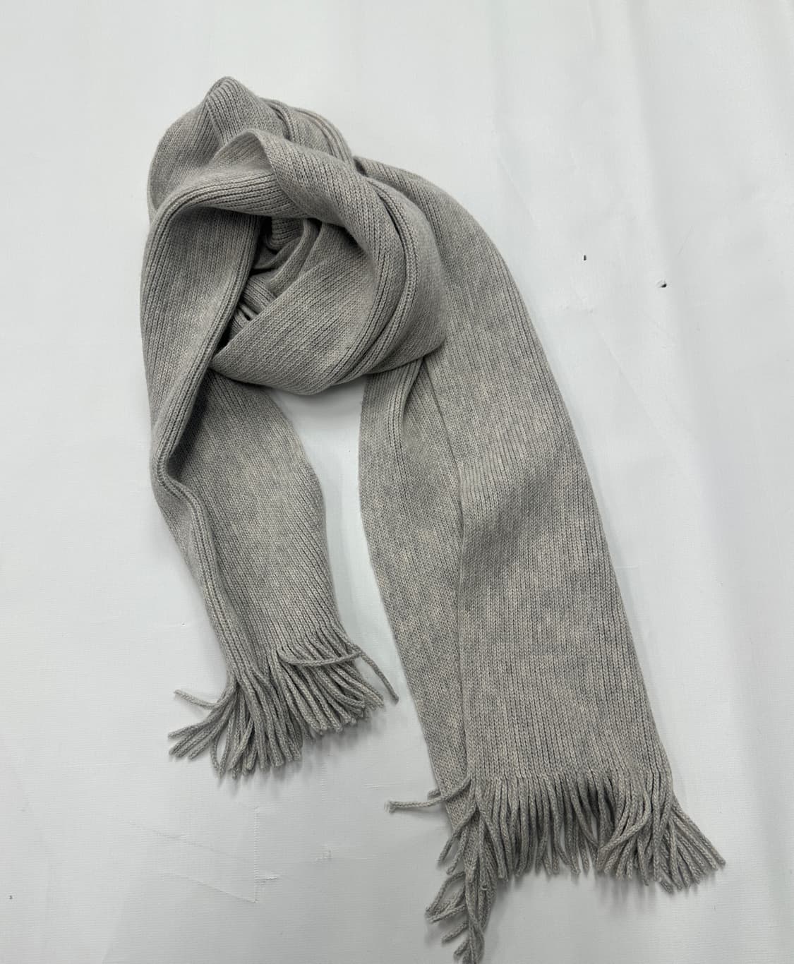 🐾사와코의 무채색 여리 데이트코디세트🐾 니트 머플러 미디스커트 상품이미지5