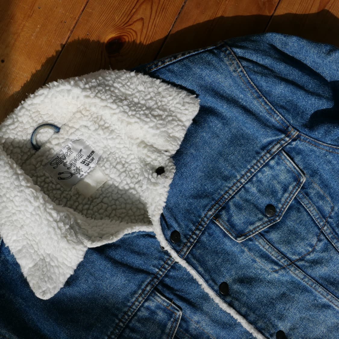 90’s Silver Spur 빈티지 쉐르파 데님자켓 상품이미지3
