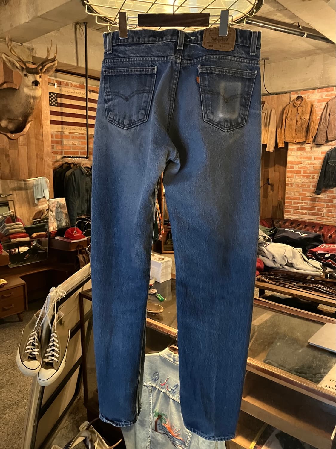 90s USA Levis 505 Orange Tab Denim Pants 상품이미지5