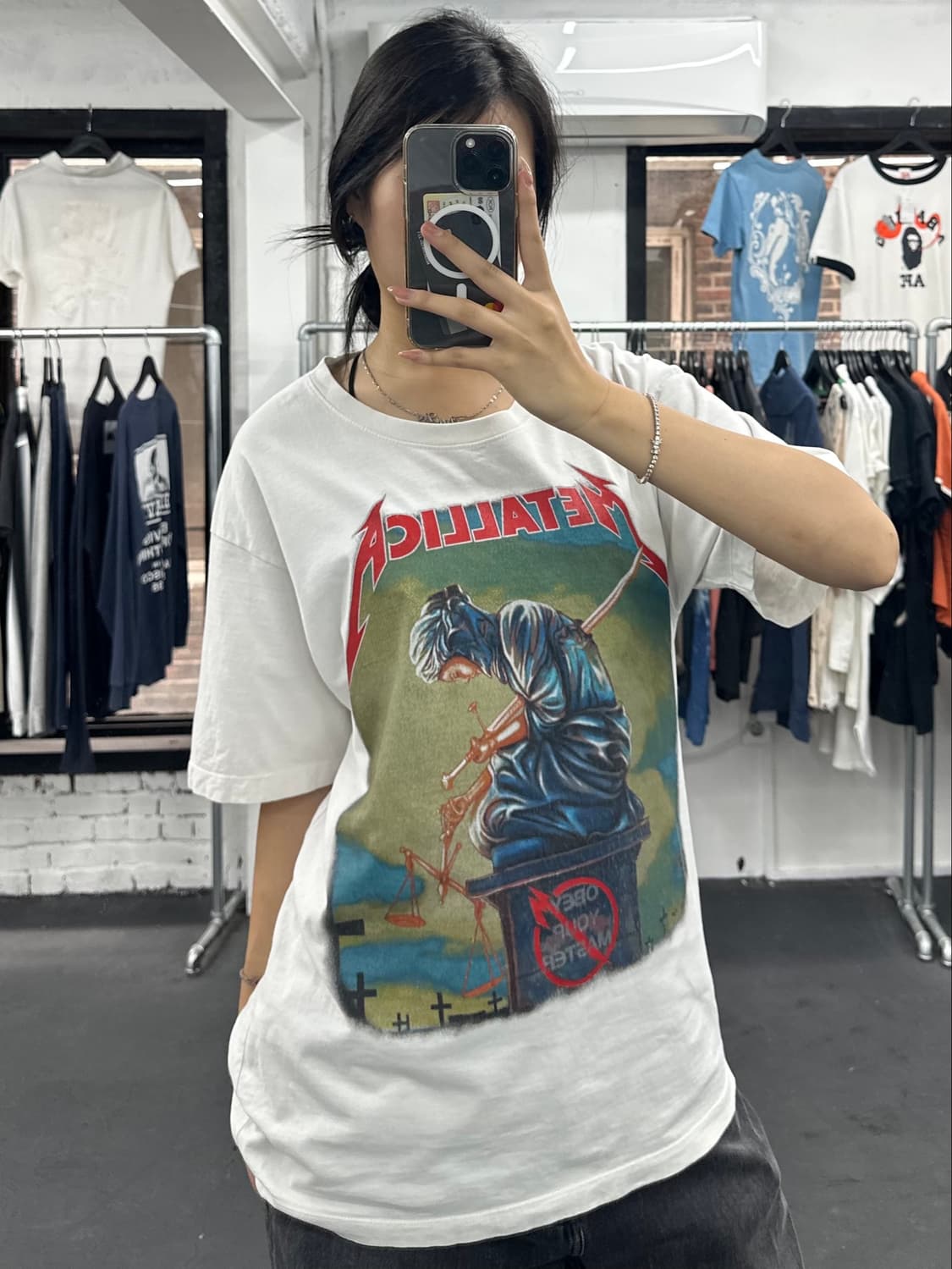 메탈리카 프린팅 티셔츠 상품이미지2