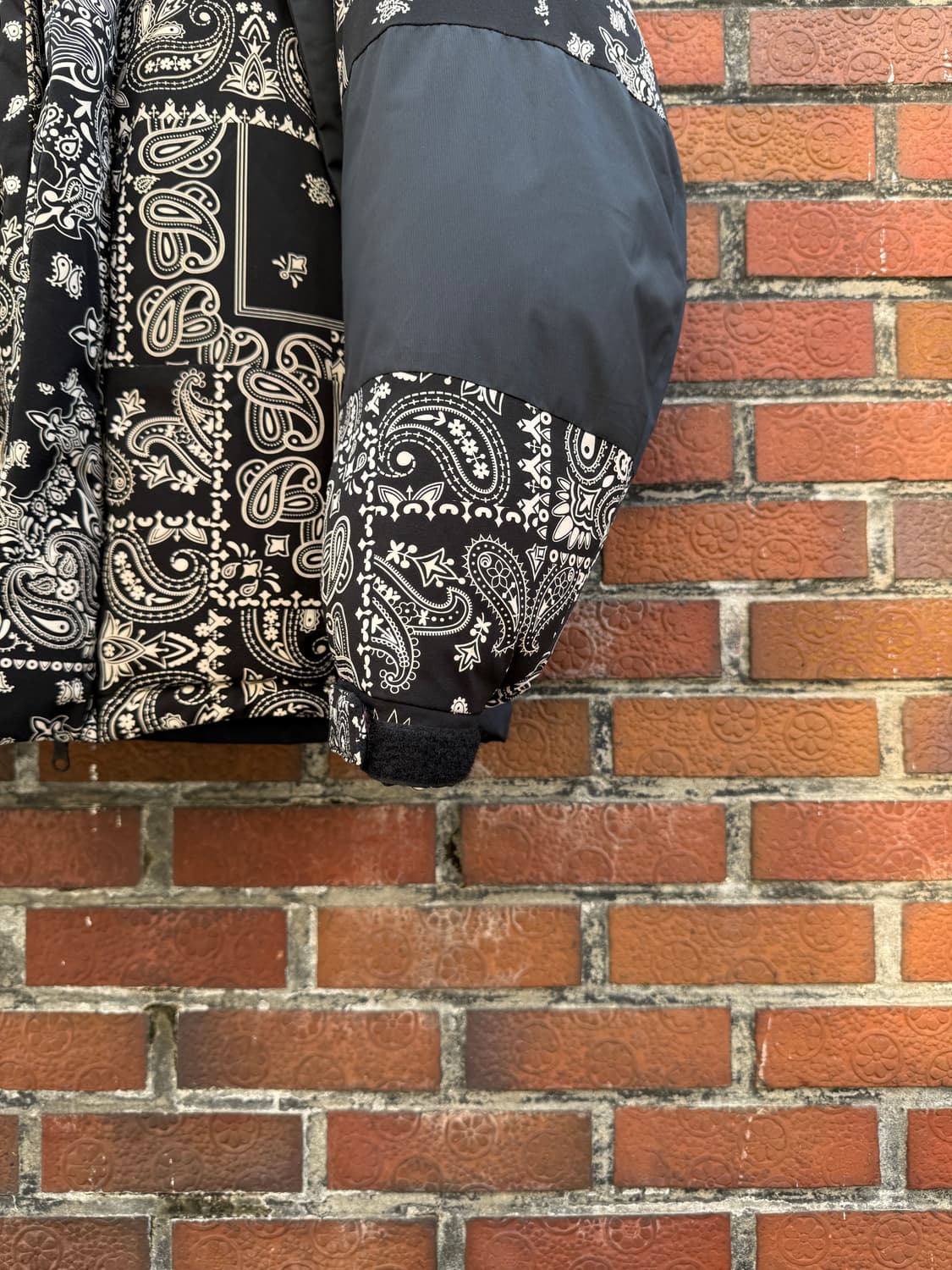 퍼스트다운 프릭스스토어 페이즐리 다운파카 L 상품이미지7