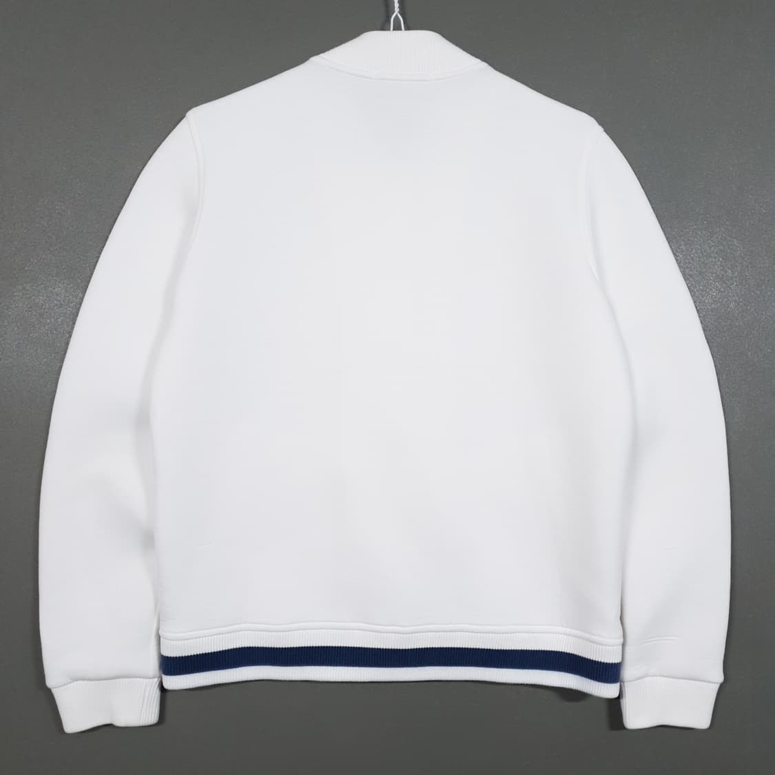 라코스테 크록 네오프렌 스냅 버튼 바시티 스타디움 자켓 화이트 여성 95 상품이미지6