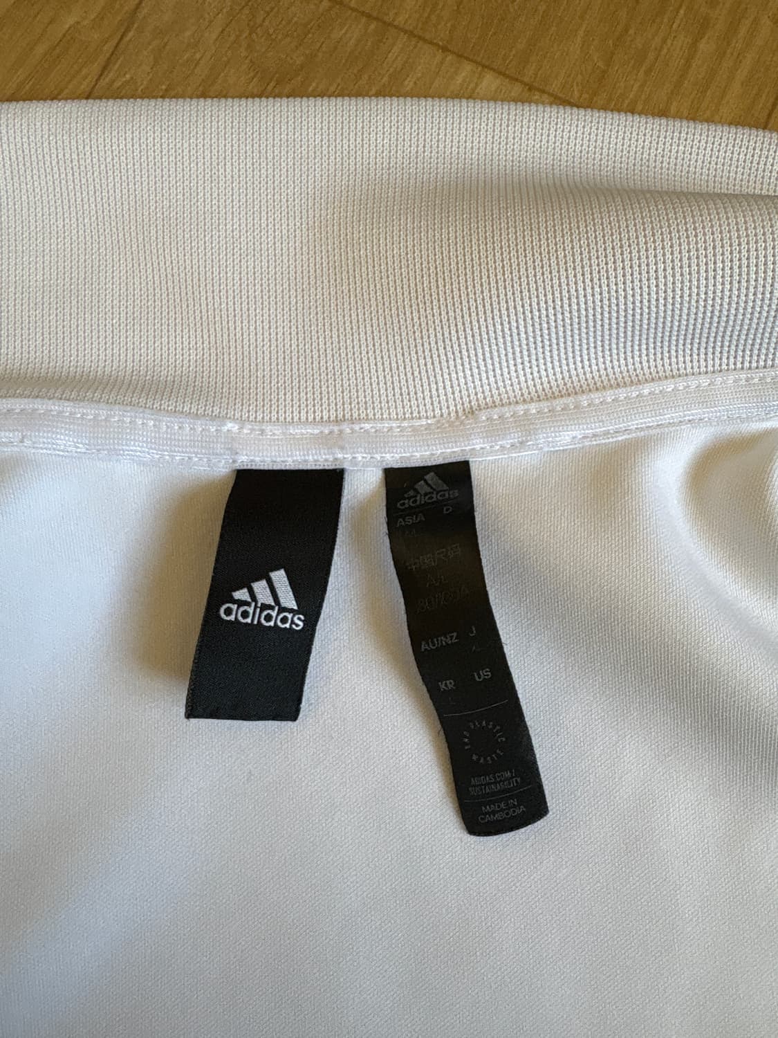 아디다스 져지 3S 레귤러 핏 더블 니트 트랙 탑 상품이미지3