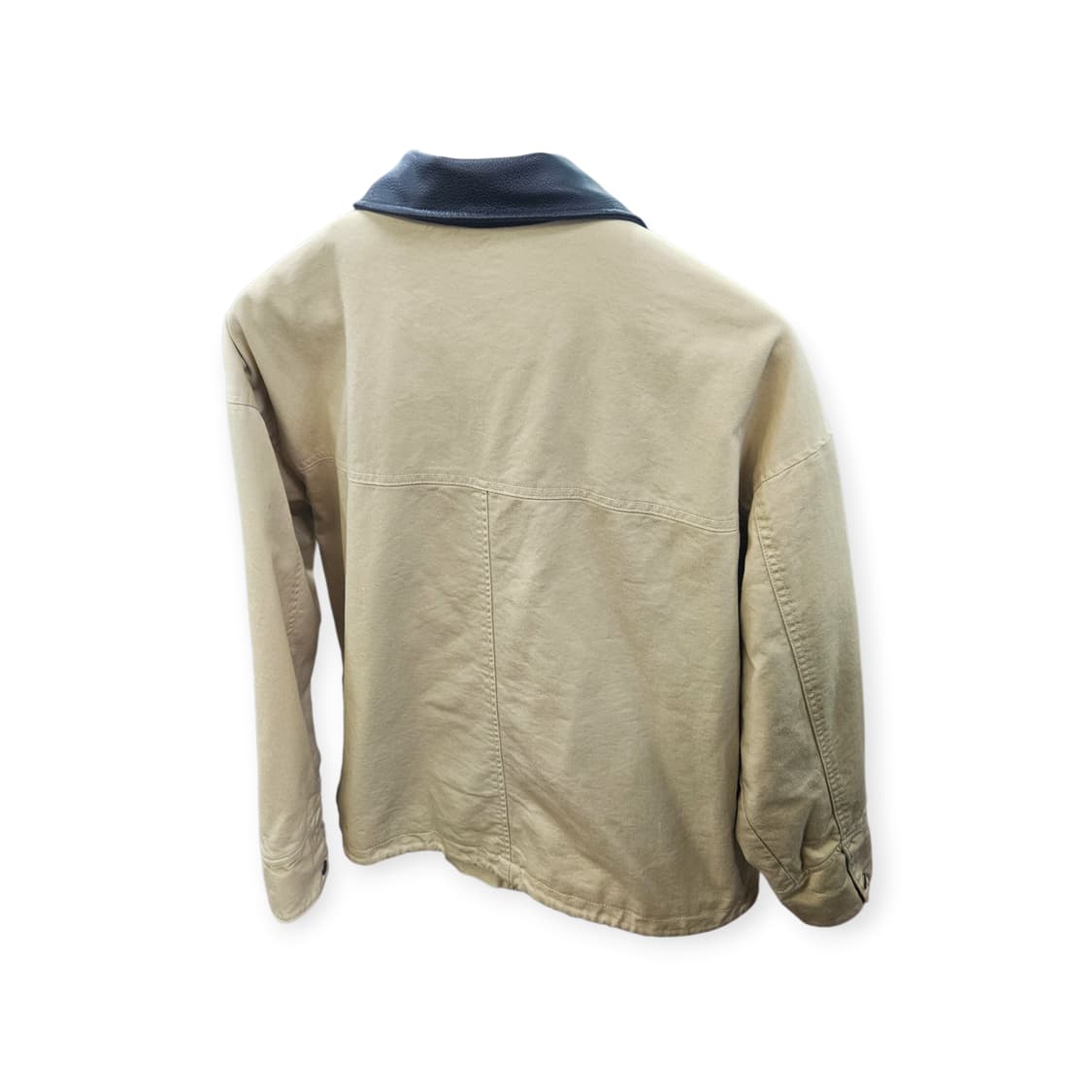 H&M 카라 배색 헌팅 자켓 베이지 상품이미지4