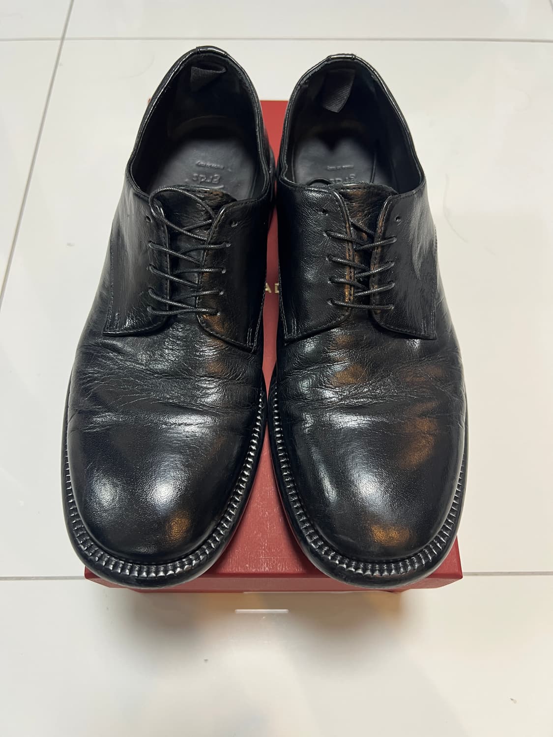 택포27) 그라더스 grds 블루처08 더비슈즈 블랙 265 상품이미지3