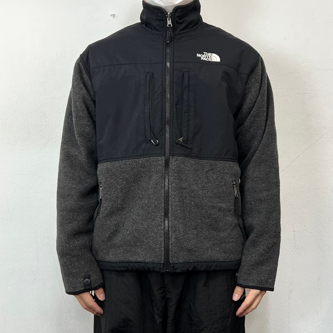 노스페이스 데날리 플리스 집업자켓 블랙 차콜 상품이미지1