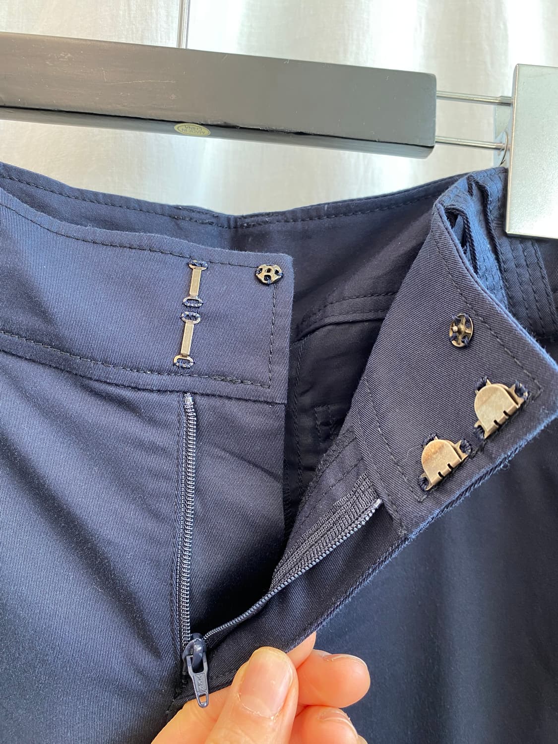 네이비 세미와이드 로우라이즈팬츠(25) 상품이미지6