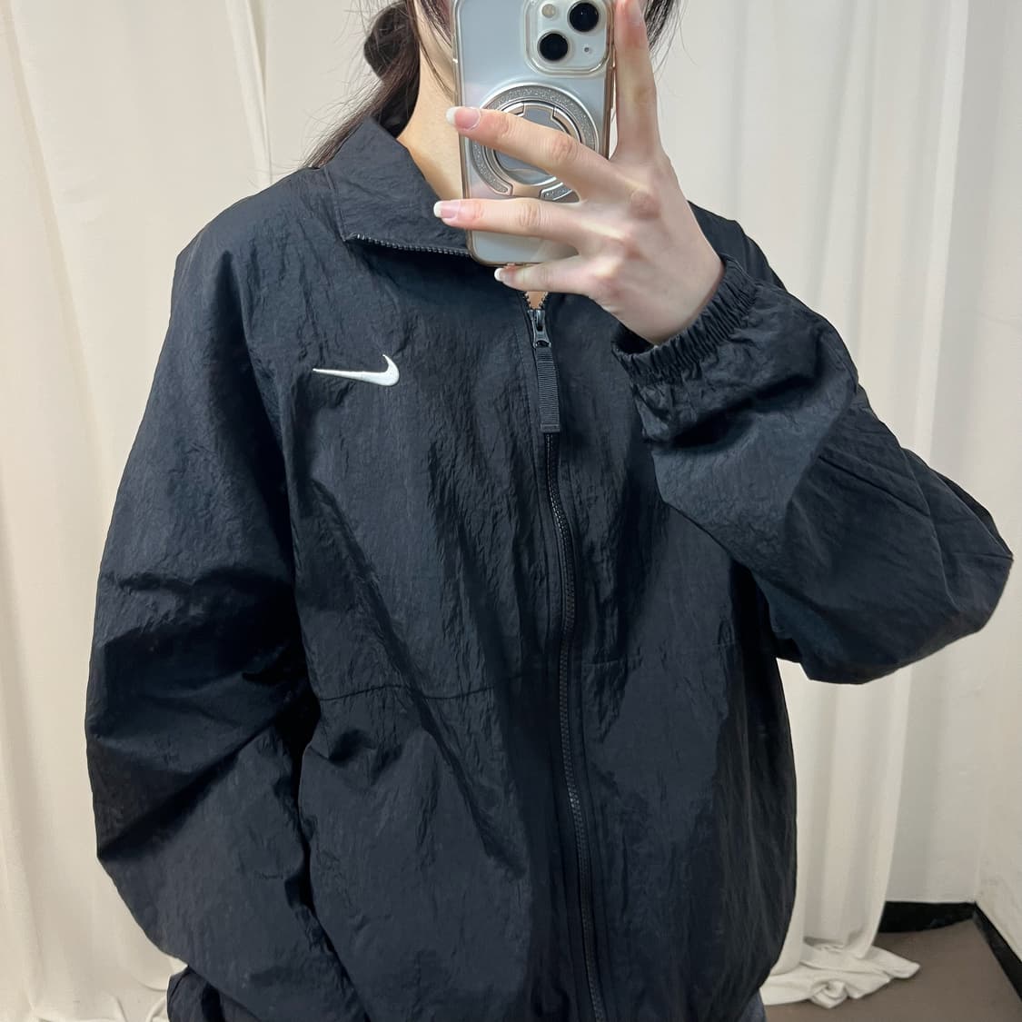 Nike black windbreaker 상품이미지3