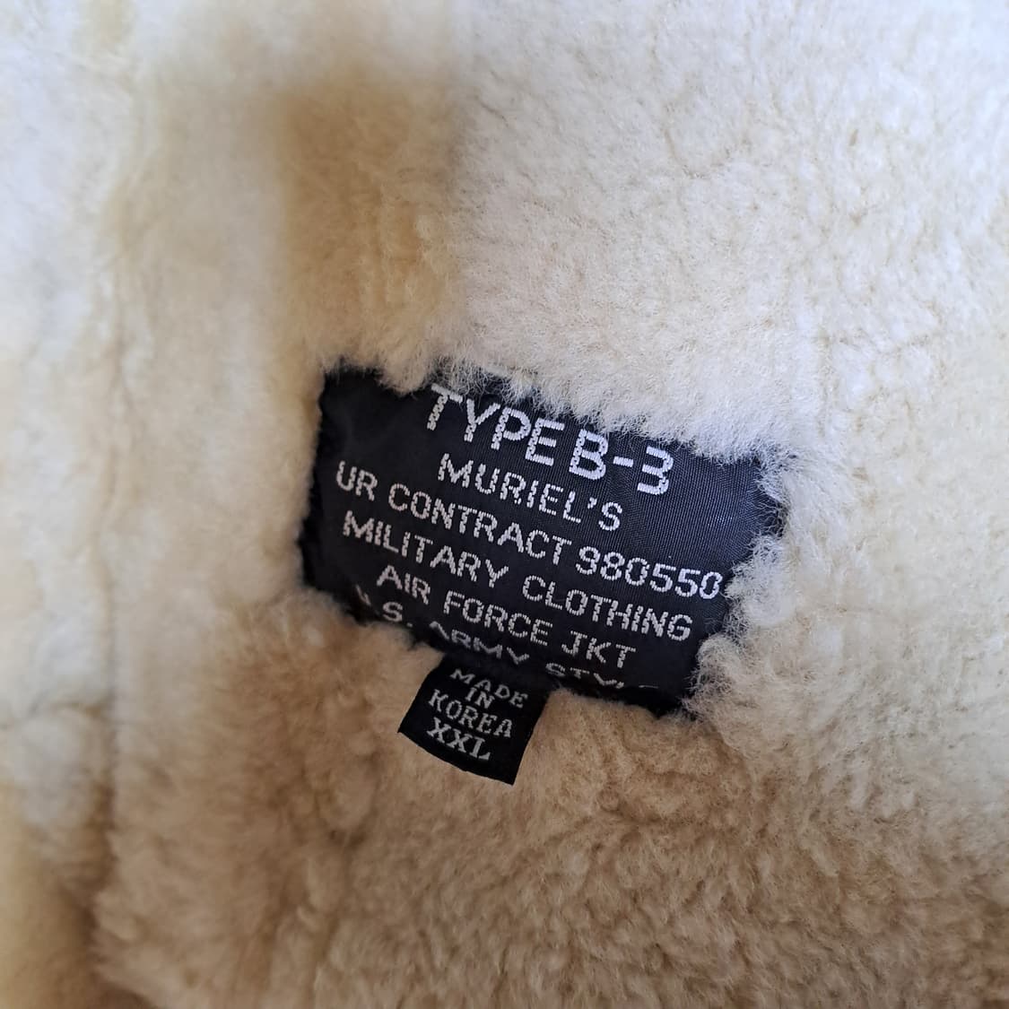 (택포) 양가죽 B-3 무스탕 국내생산 110 B786 상품이미지10