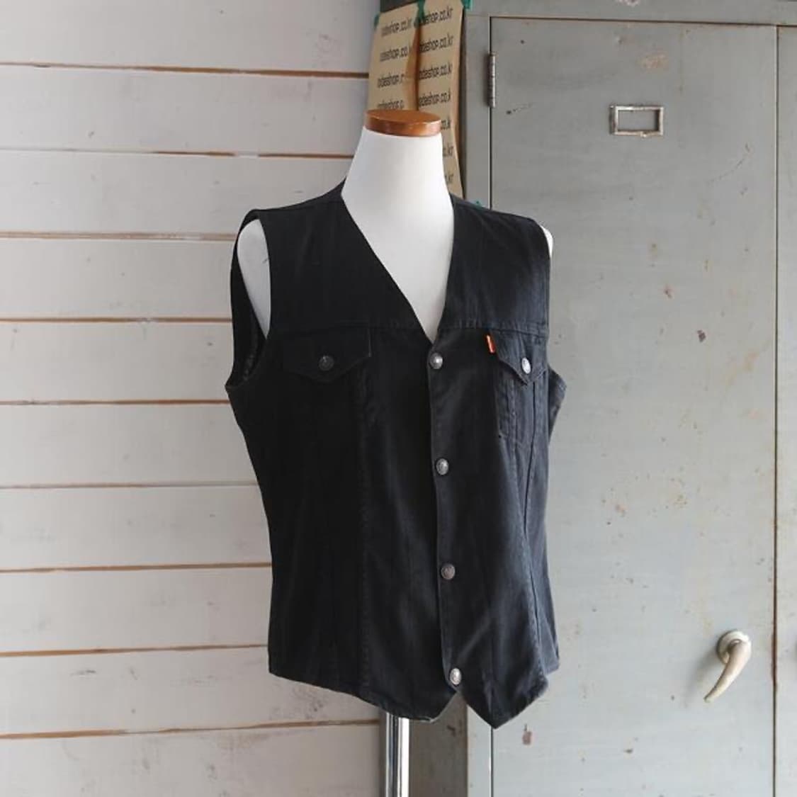 리바이스 오렌지탭 트러커 베스트 (여성용 M) 상품이미지4