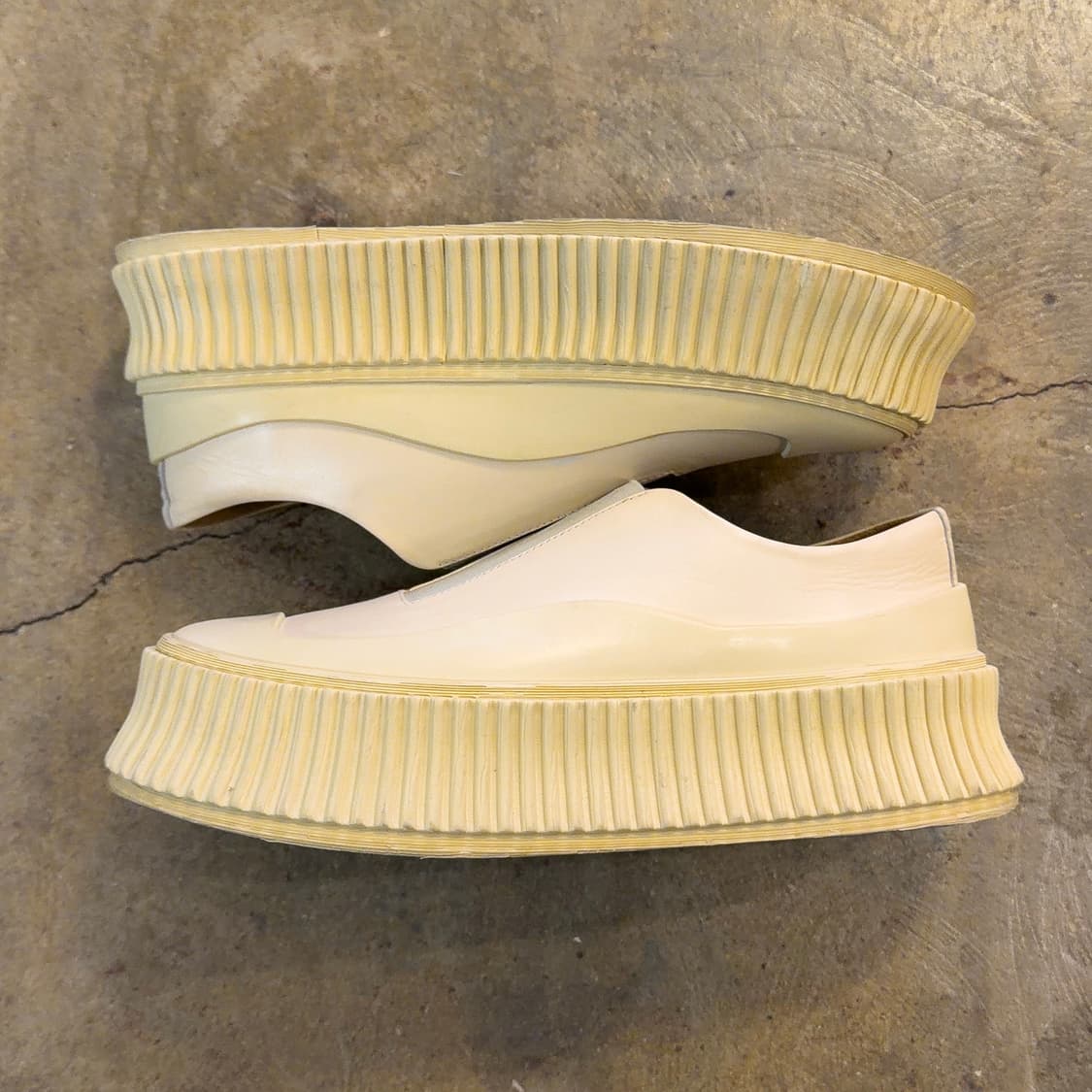 질샌더 레더 우먼 플랫폼 스니커즈 상품이미지3