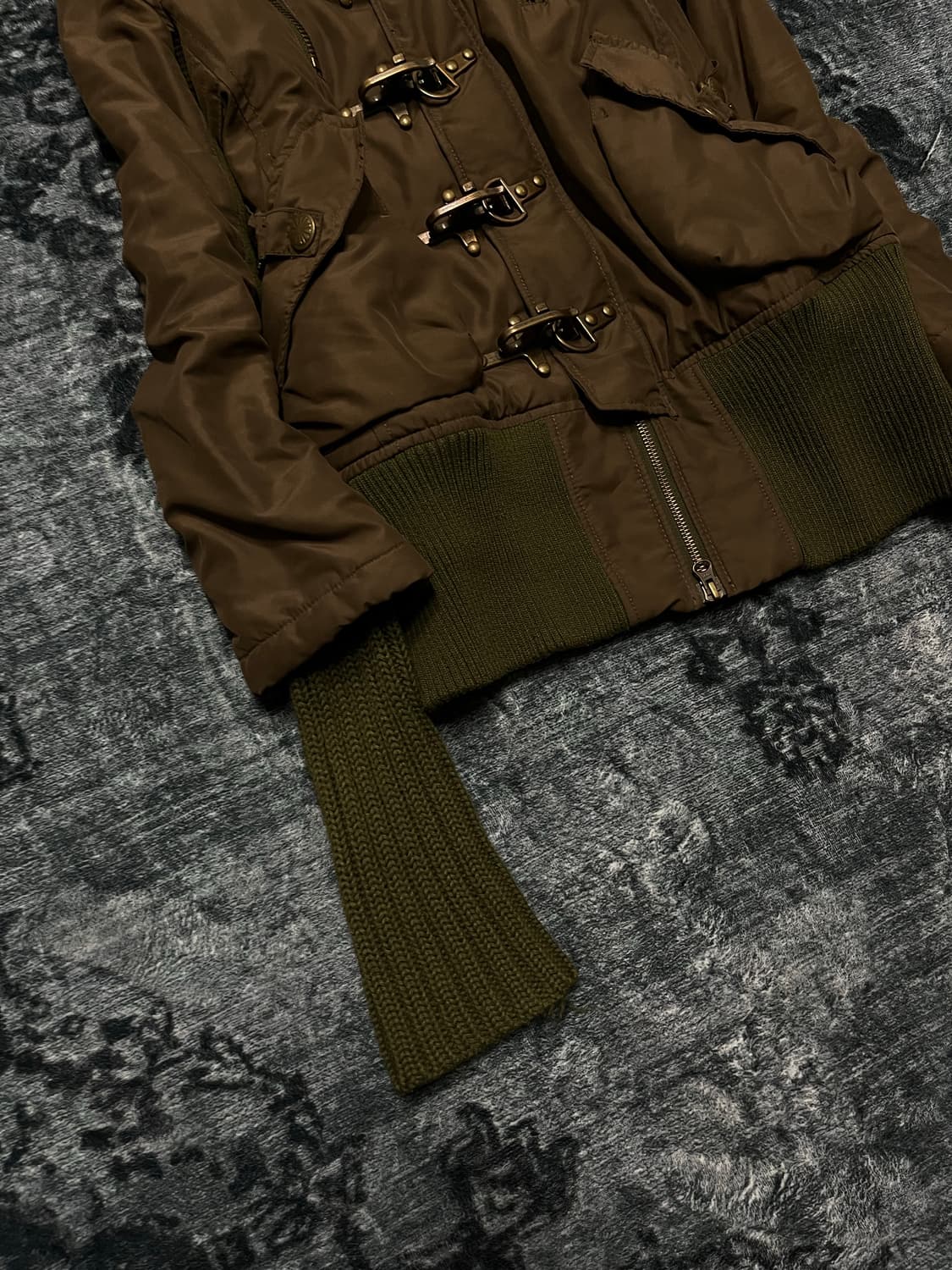 Sly 00s archive trimming fur military ja 상품이미지4