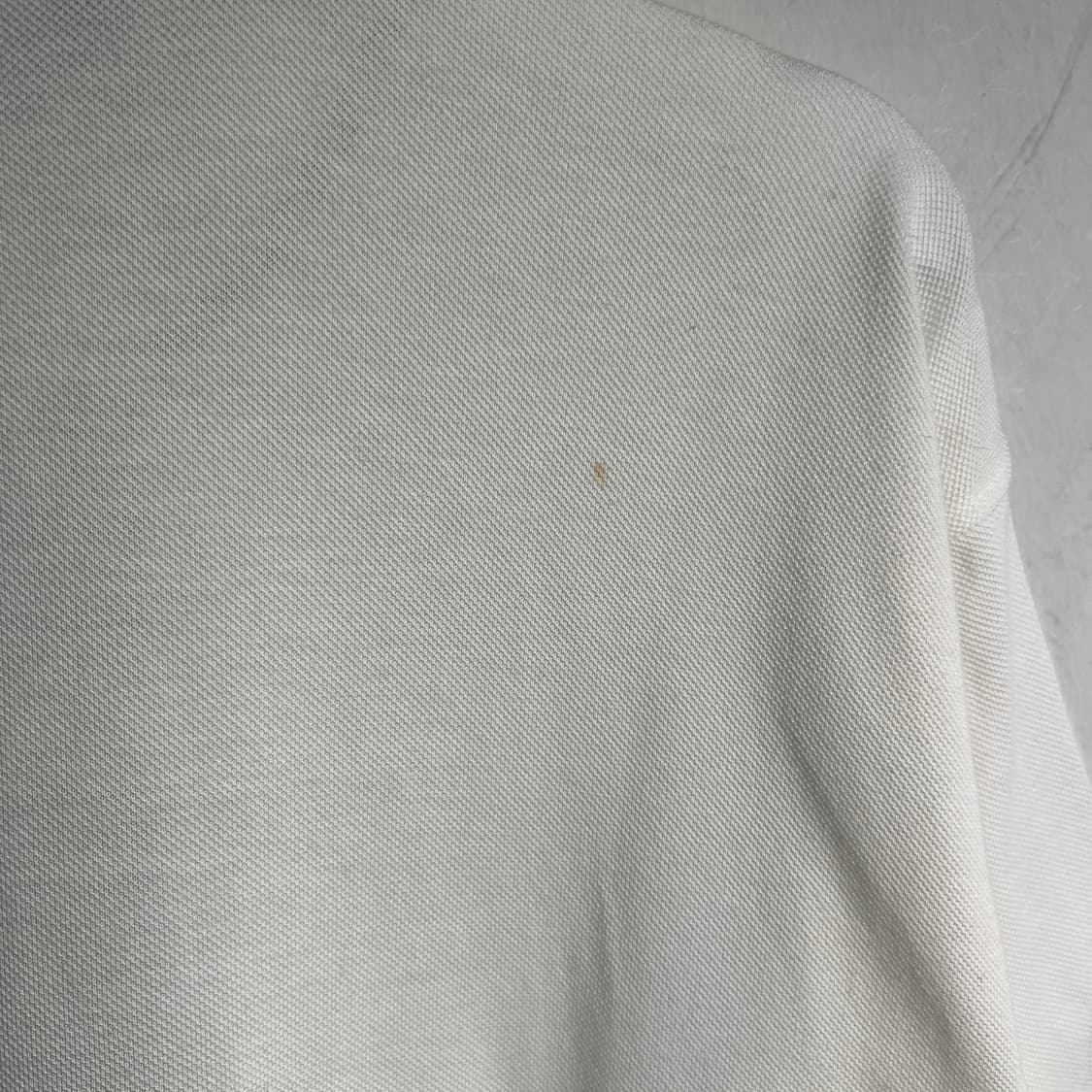 버버리 골프 화이트 반팔 폴로 셔츠 XL 상품이미지10
