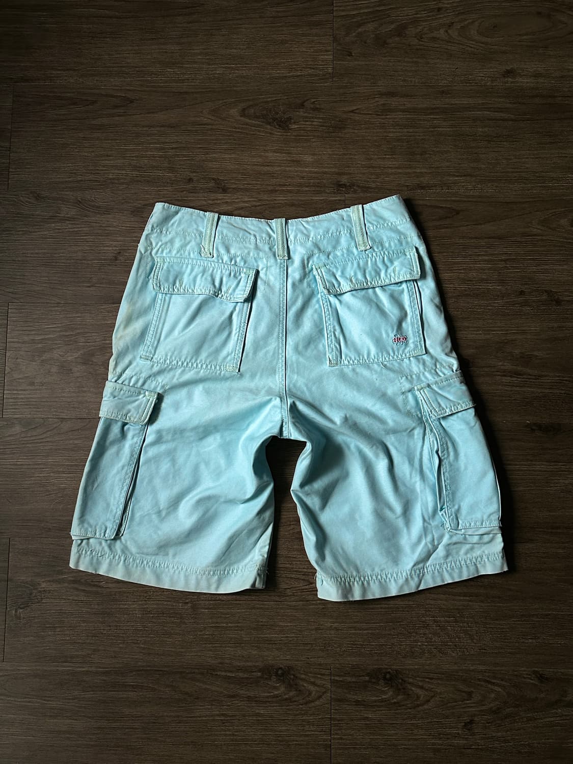 Holister 파스텔 블루 오버 카고 쇼츠 상품이미지8