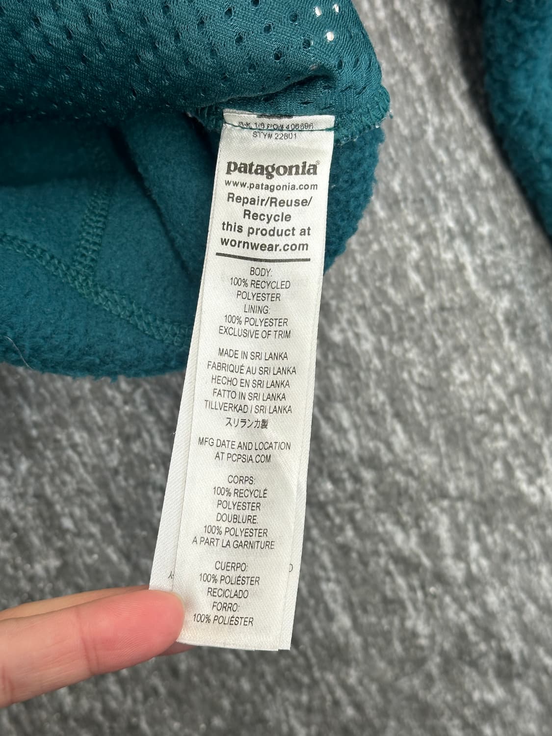 파타고니아 레트로 파일 플리스 집업 상품이미지5