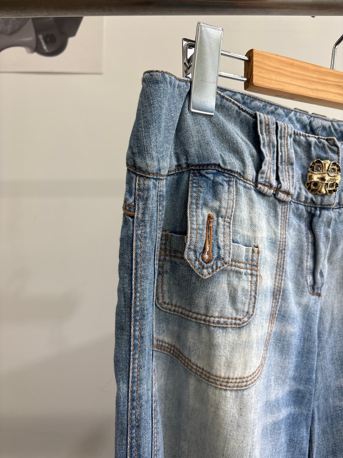 ANNARITAN (Made in Italy) 데님팬츠 상품이미지3