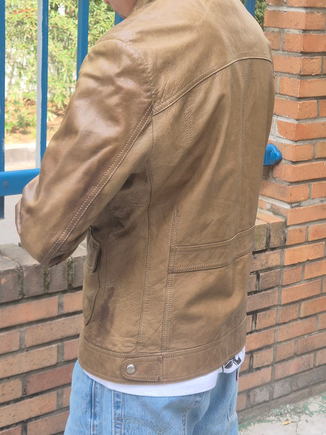 Customellow Leather Jacket 상품이미지3