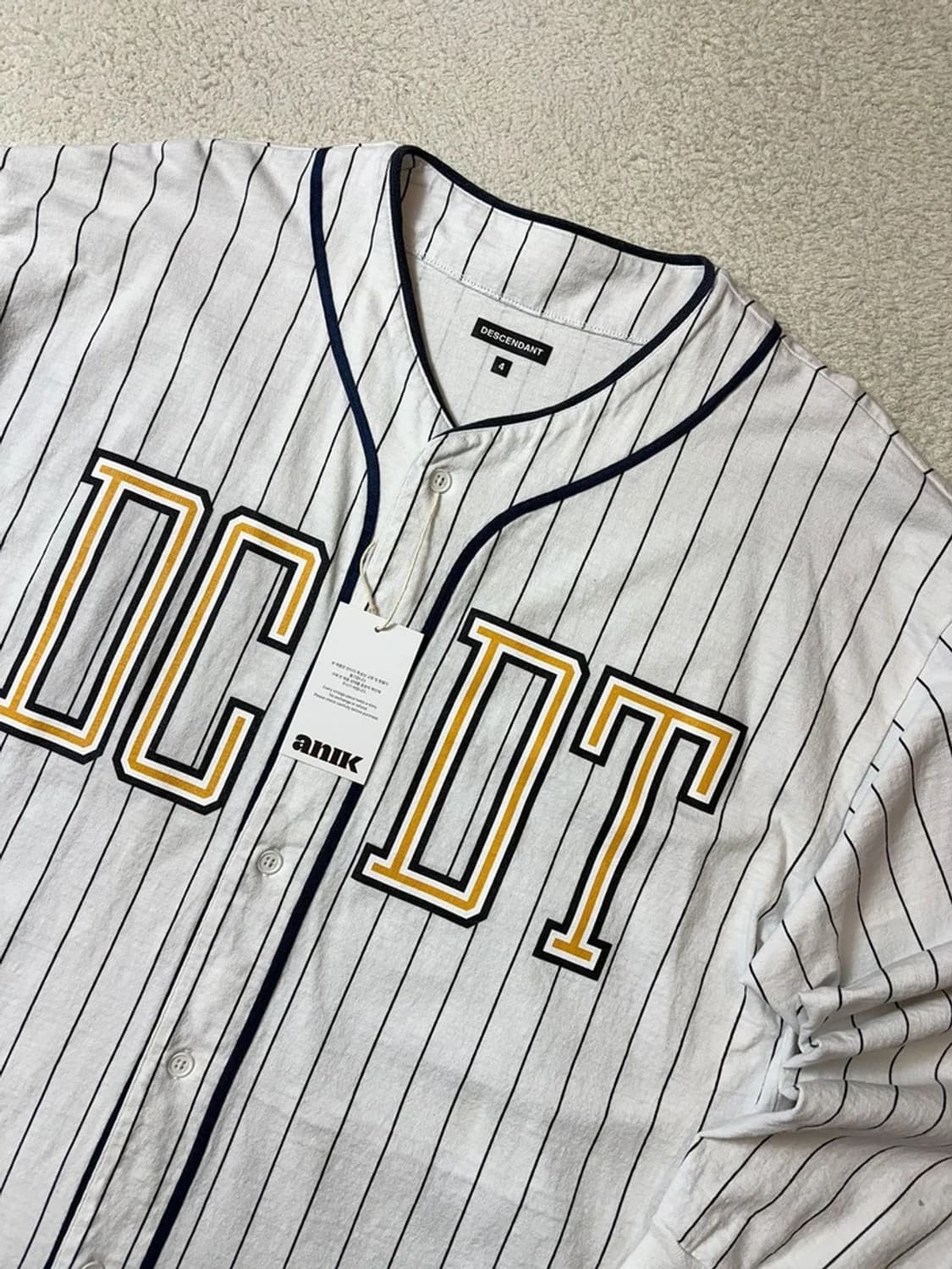 DESCENDANT 22ss 베어 LS 코튼 져지 롱 슬리브 PN6468 상품이미지3