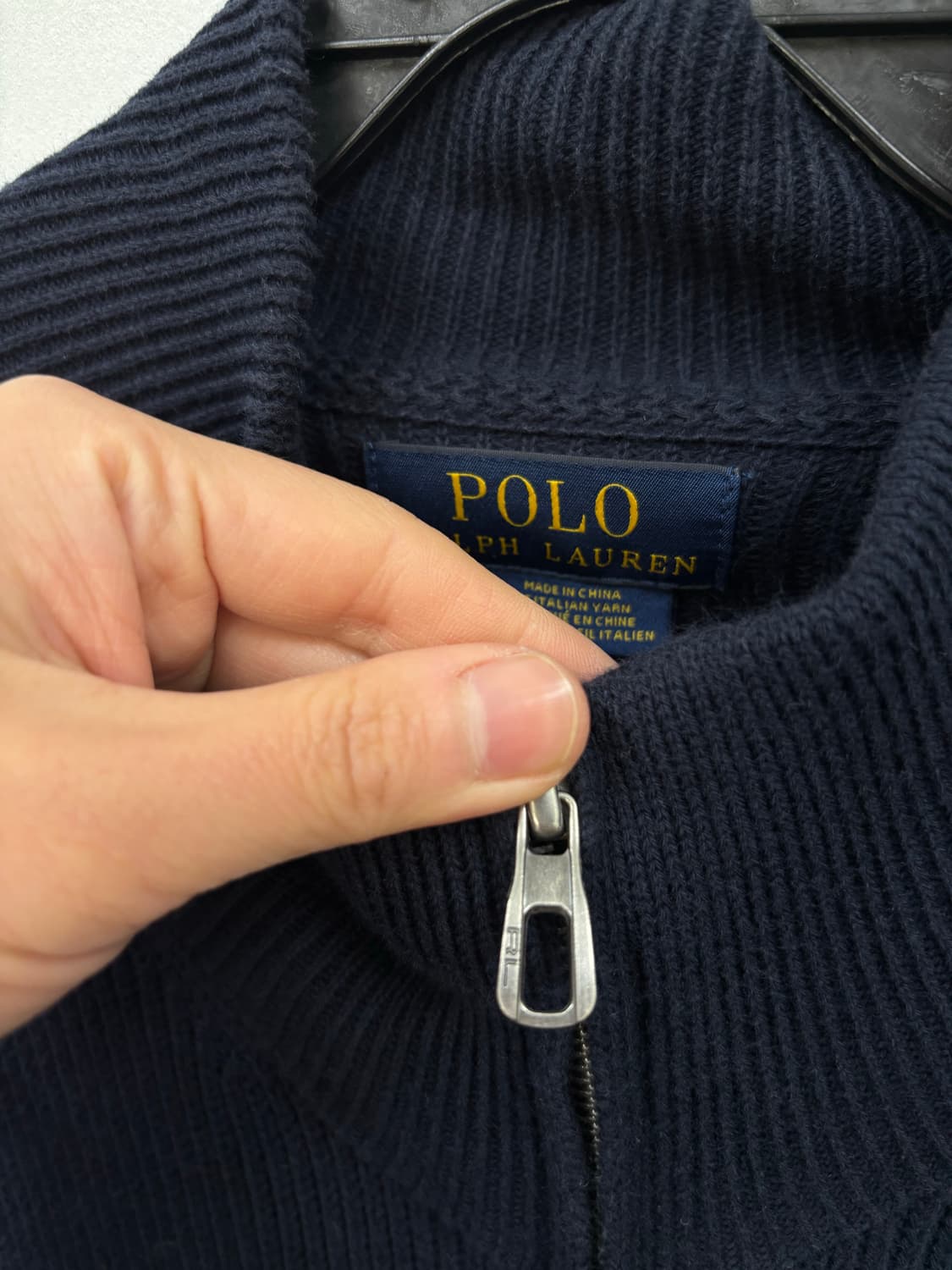 폴로랄프로렌 투웨이 울 니트 집업 상품이미지5