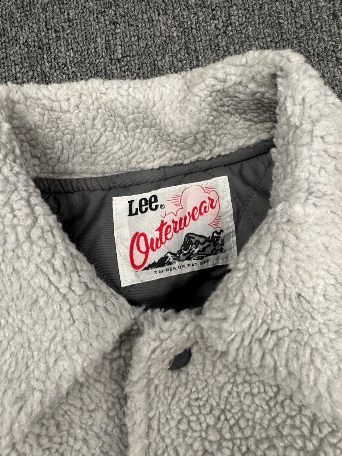 M)LEE 빈티지 그레이 플리스 자켓 상품이미지3