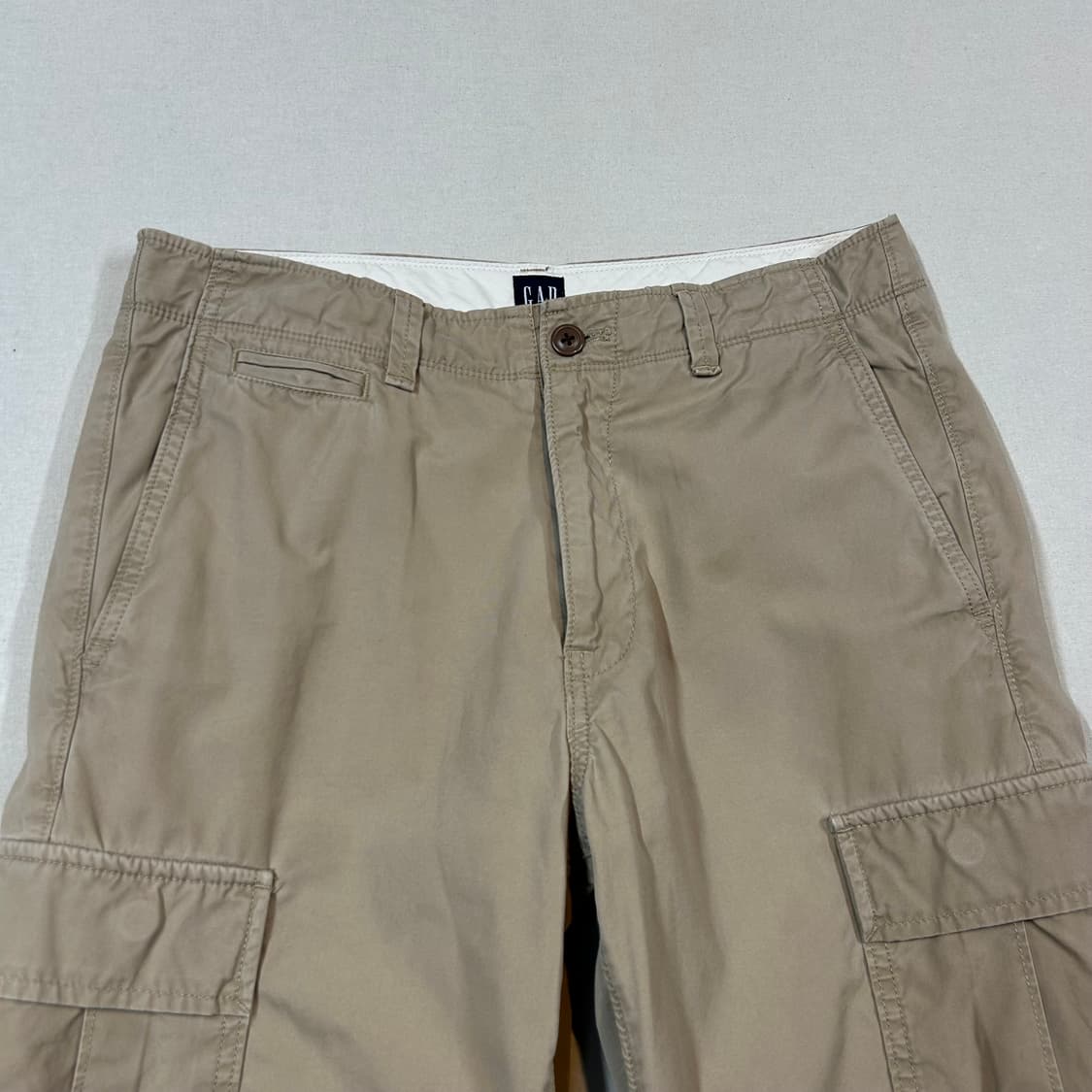32inch) GAP 갭 카고 반바지 베이지 상품이미지2