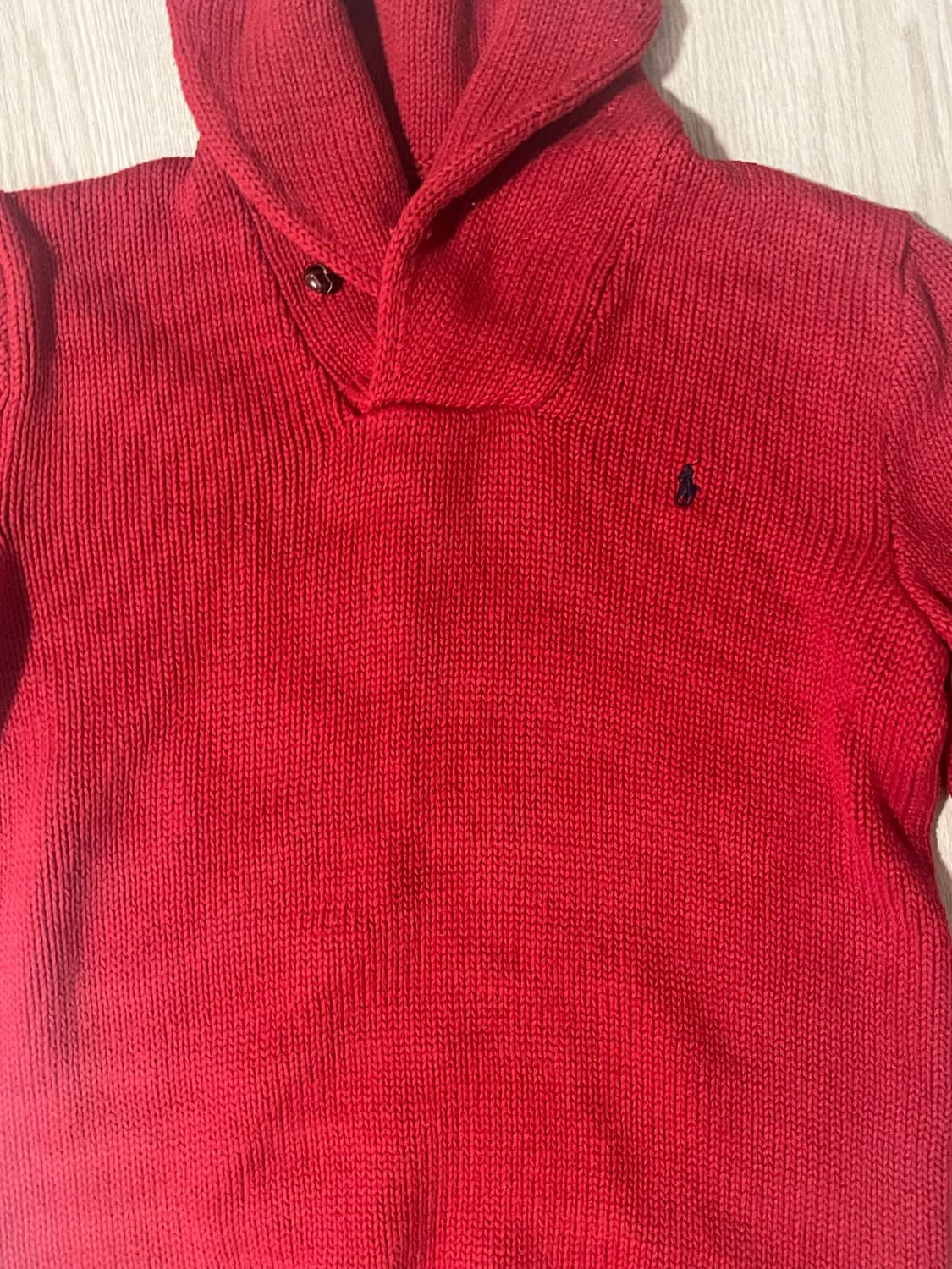 폴로 레드 니트  상품이미지4