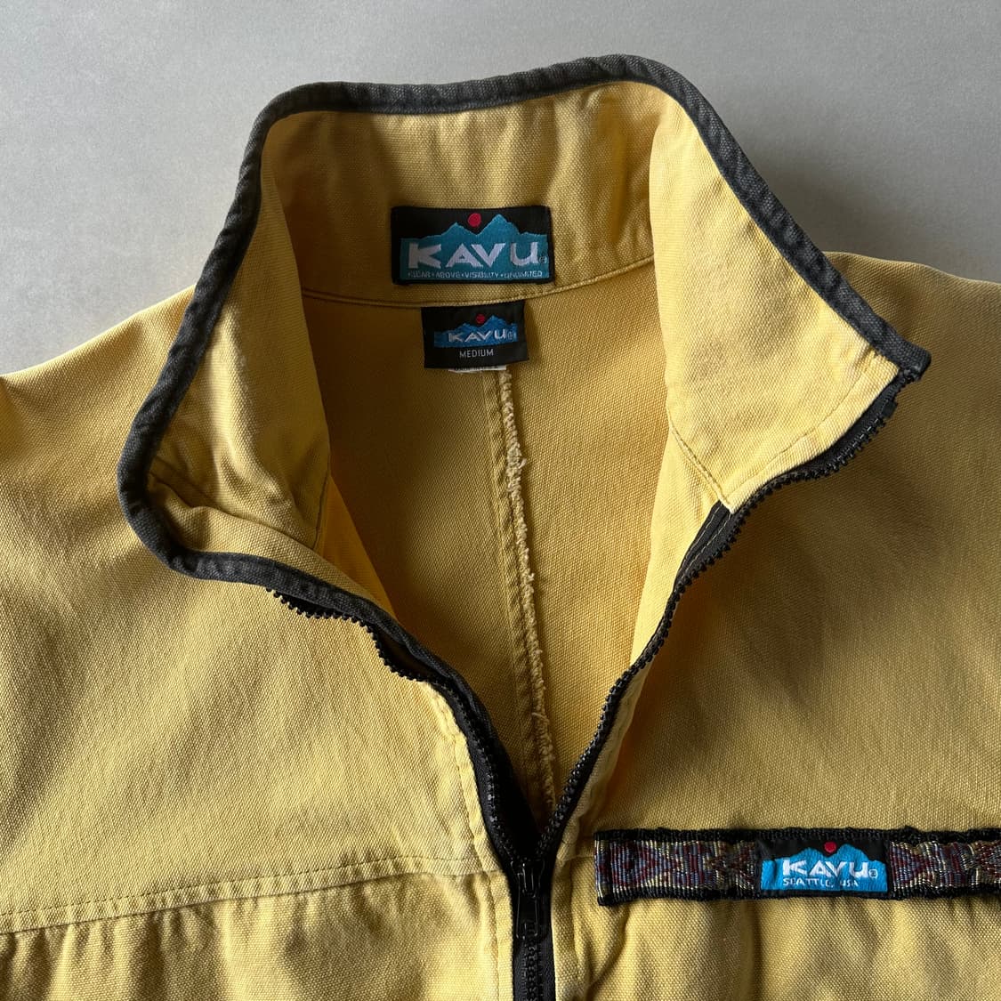 [M]KABU 카부 USA 빅 엘에스 쏘로우 캔버스 하프 셔츠 상품이미지8