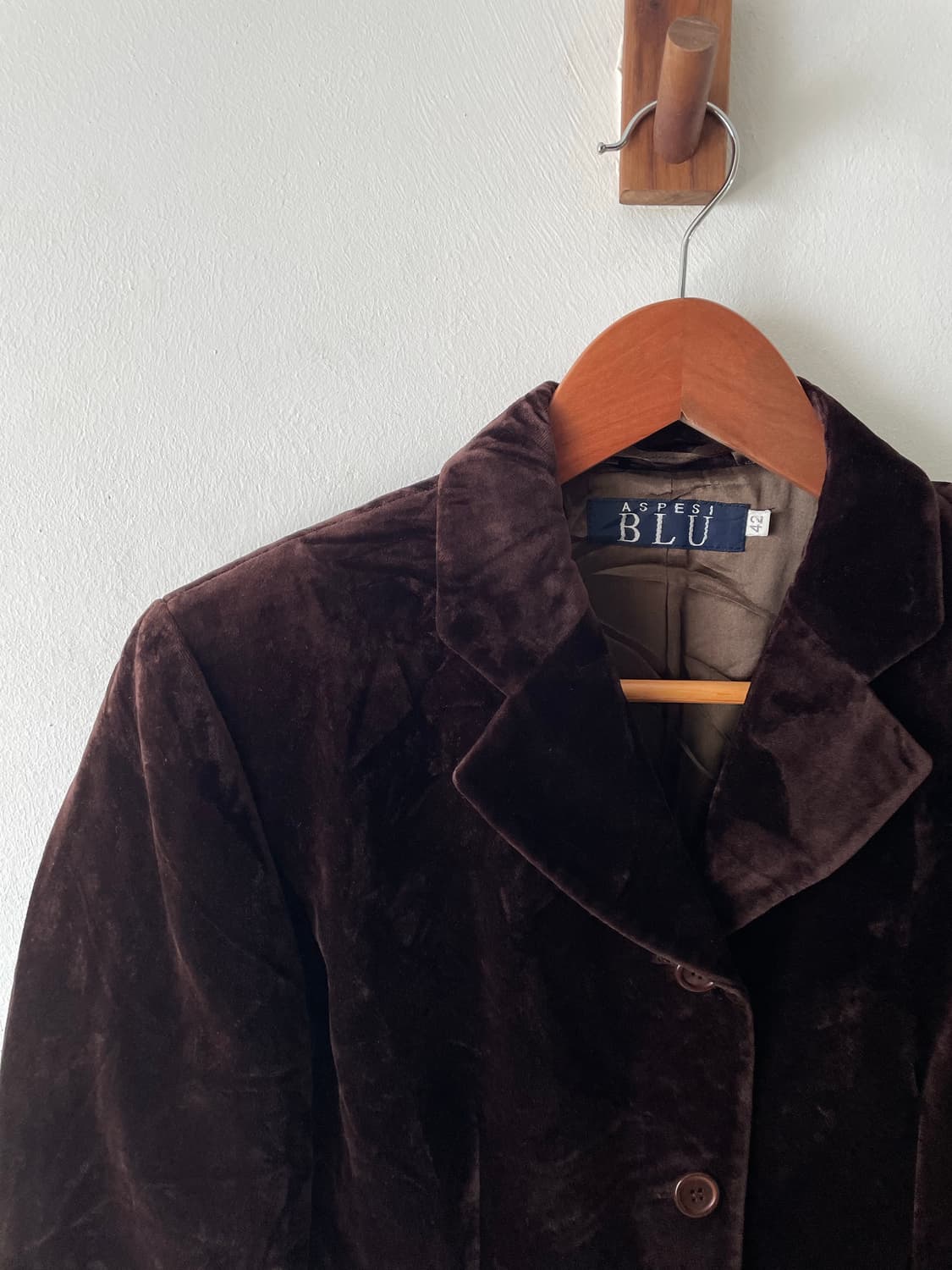 Vintage Aspesi BLU Velvet Jacket 상품이미지4