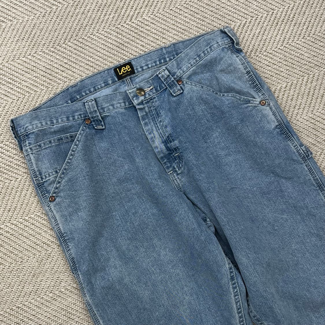 리 루즈핏 카펜터 데님 팬츠 r2893 상품이미지3