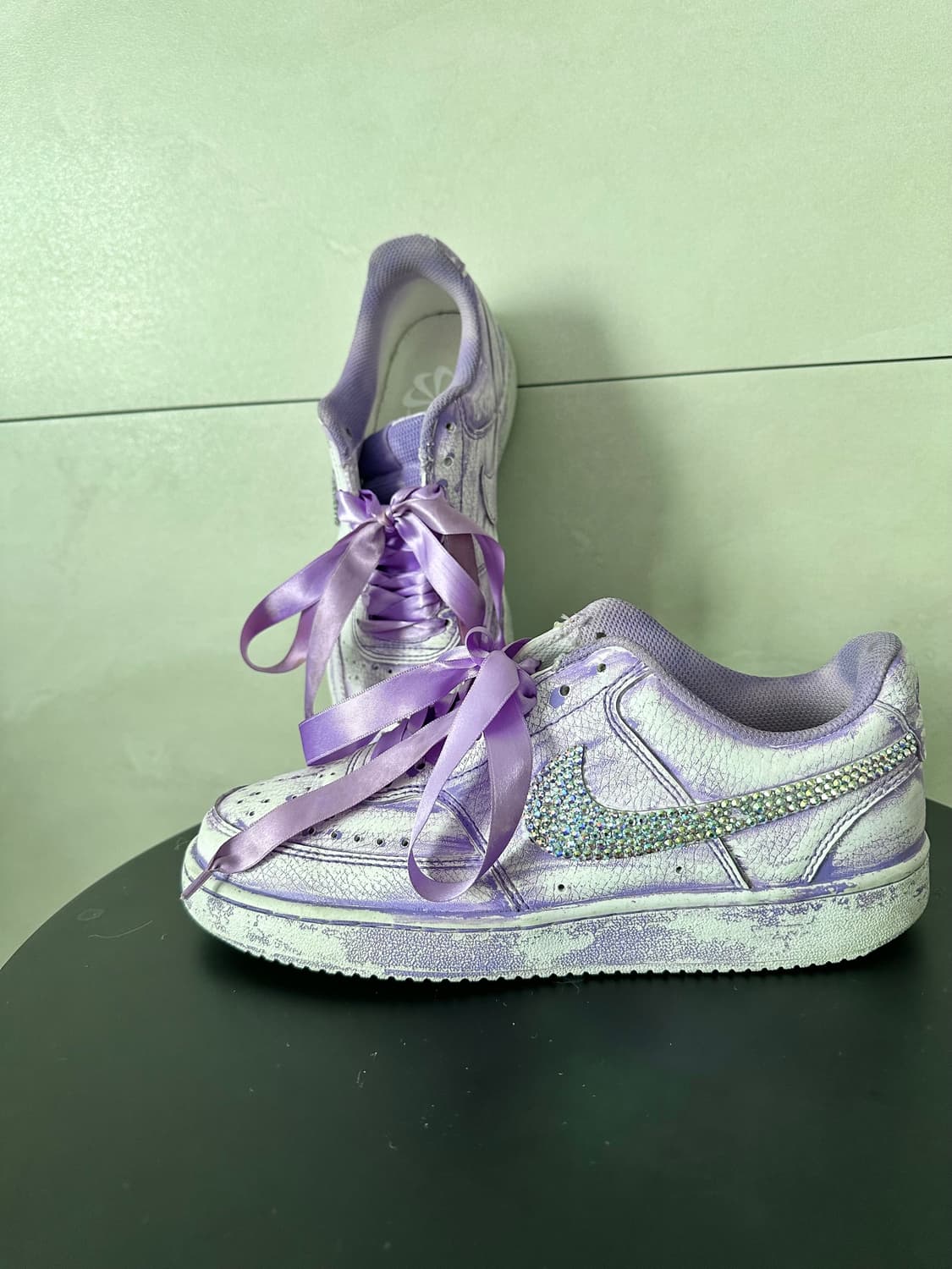 나이키  코트비전 에어포스 커스텀 us6.5 상품이미지3