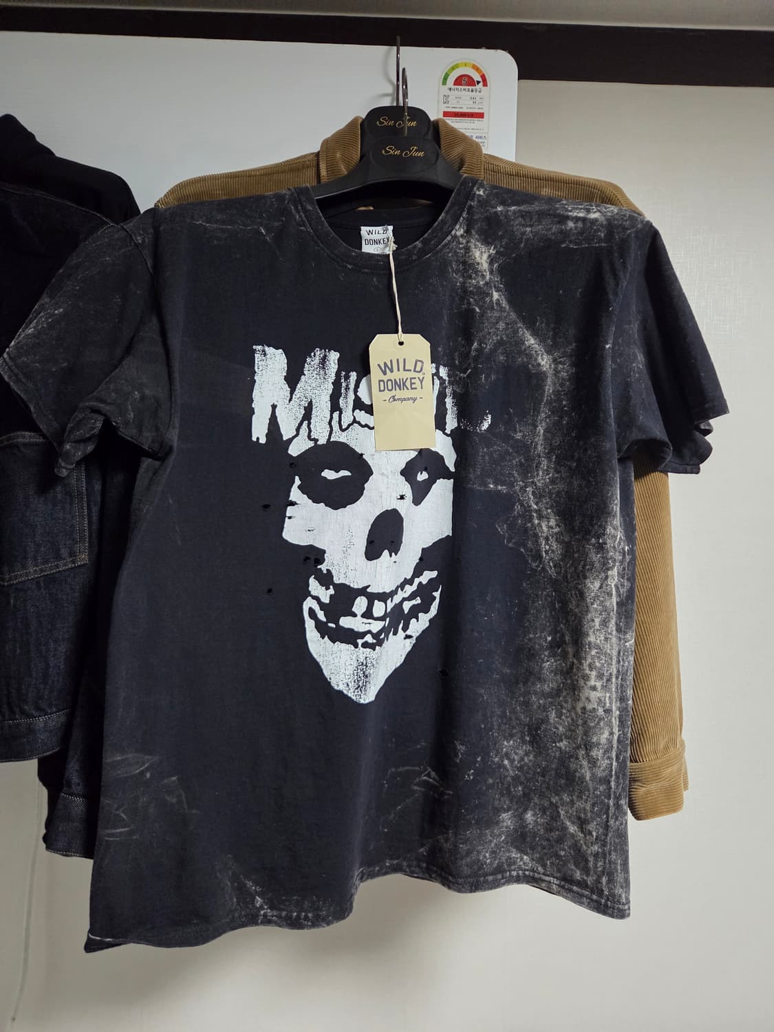 (L) 와일드 동키 Misfits 빈티지 티셔츠 상품이미지1