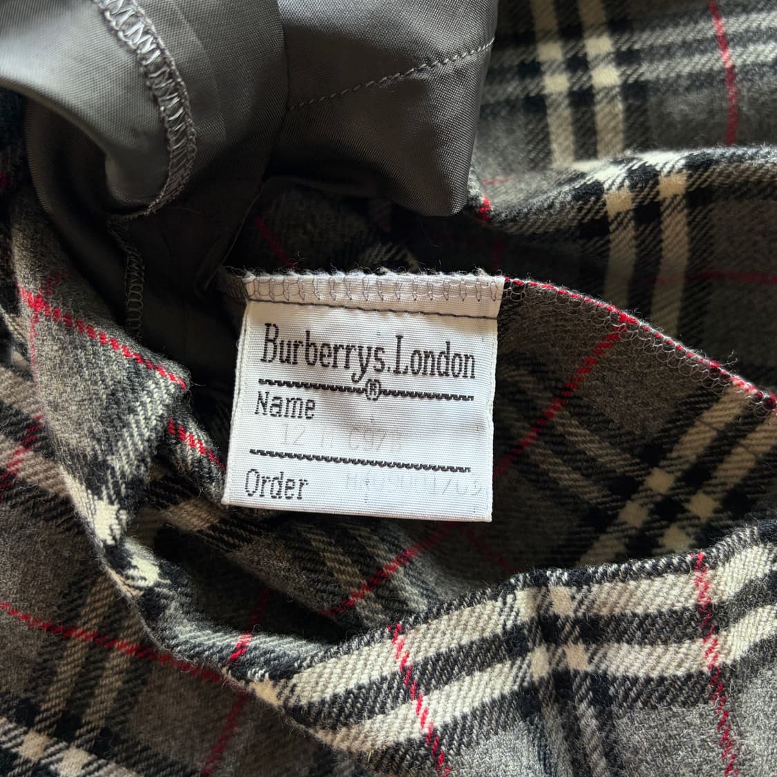 [28인치]버버리 Burberry 정품 노바체크 울 플리츠 스커트 상품이미지10