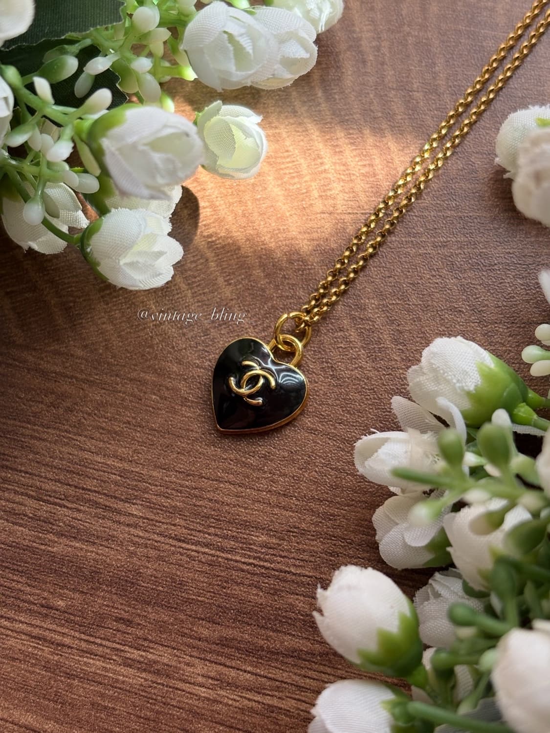 샤넬 빈티지 하트 목걸이 상품이미지2