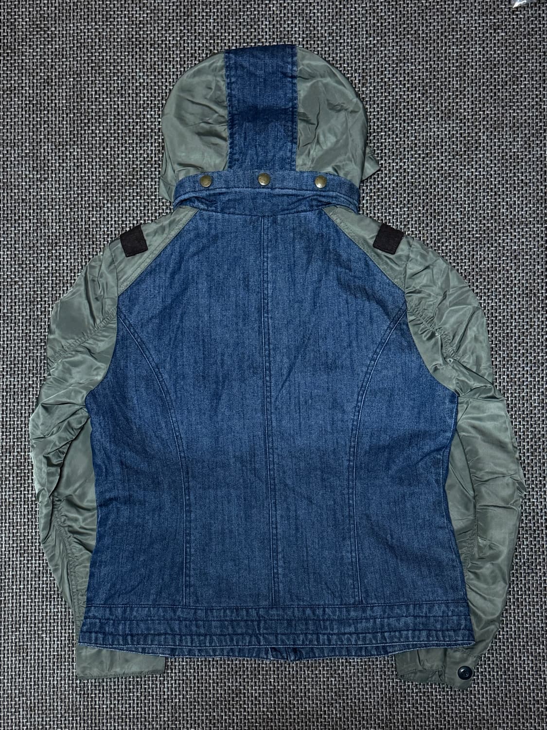 아비렉스 투웨이 후드 나일론 데님 자켓 상품이미지3
