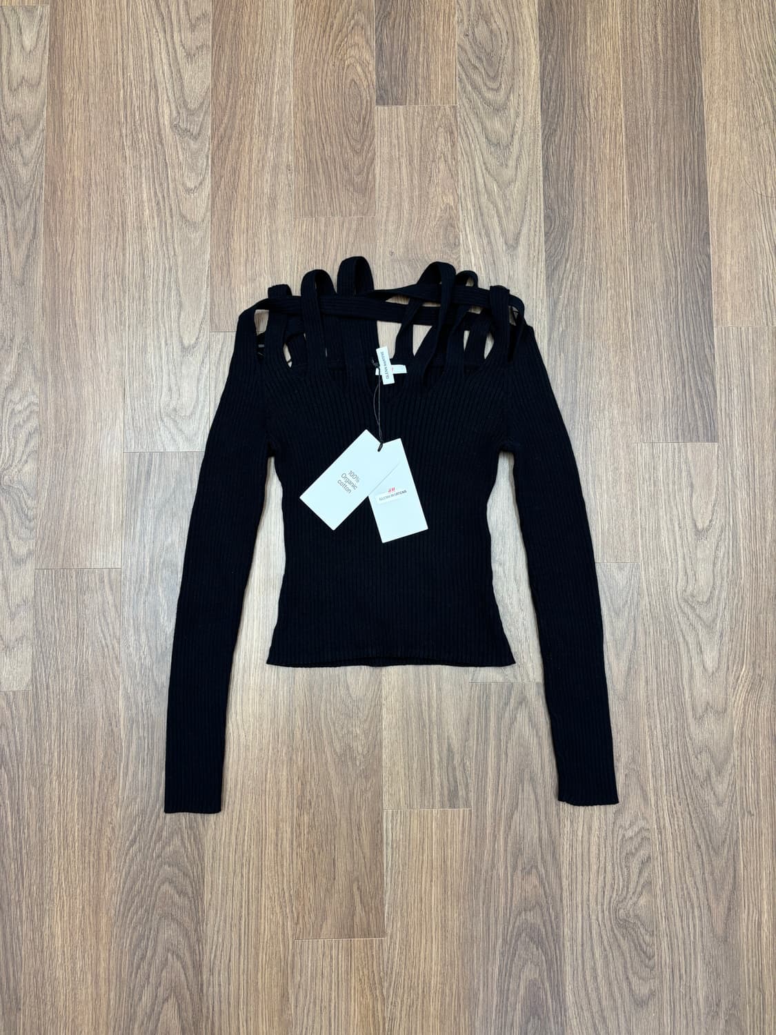 h&m x 글렌마틴스 컷아웃 탑 S 상품이미지3