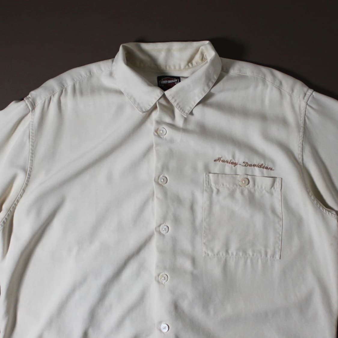 Harley-Davidson 할리 데이비슨 실크 모터사이클  반팔 셔츠  상품이미지3