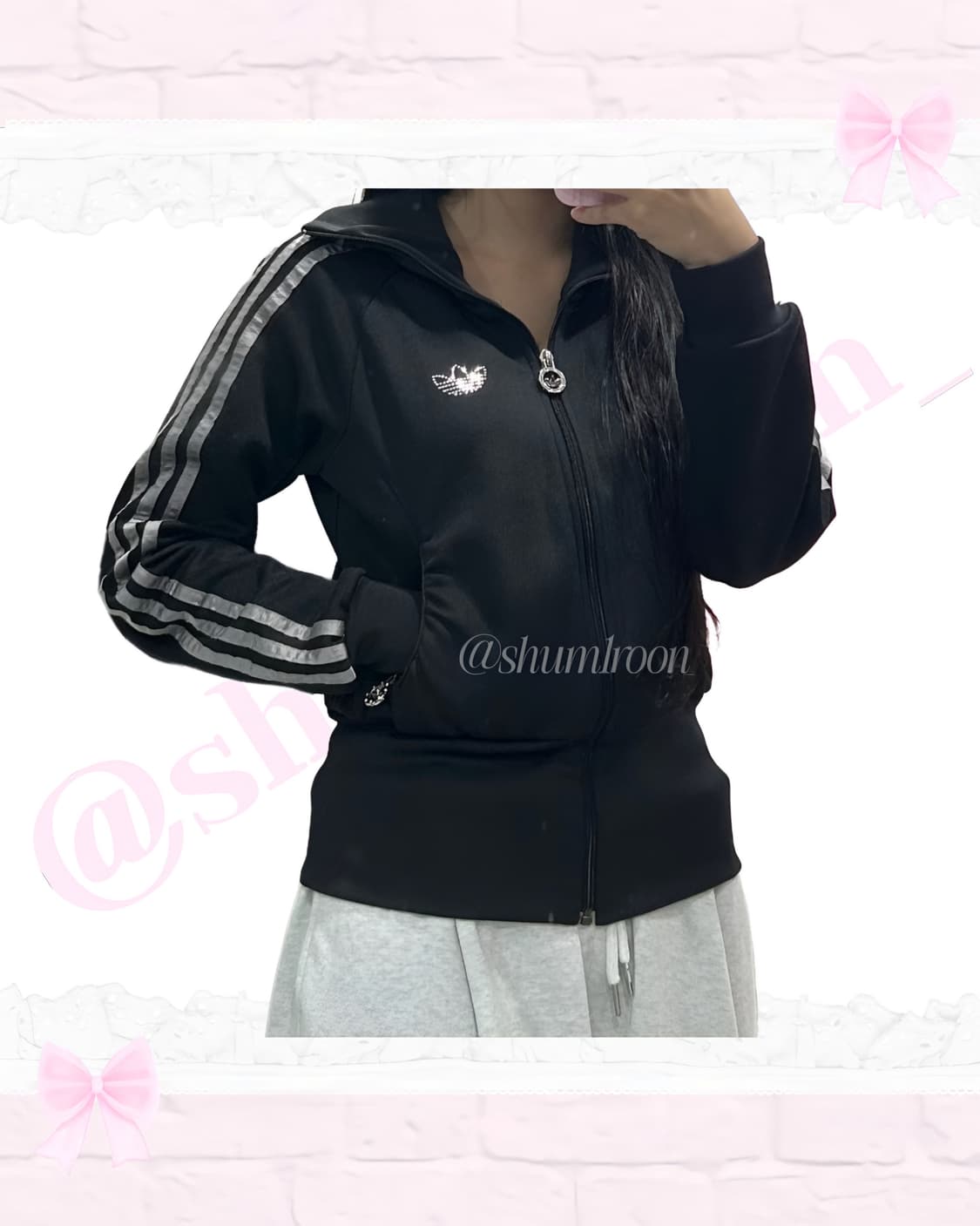 [셋업] 블랙스완 아디다스 큐빅 갸루 져지 +코치백 상품이미지6