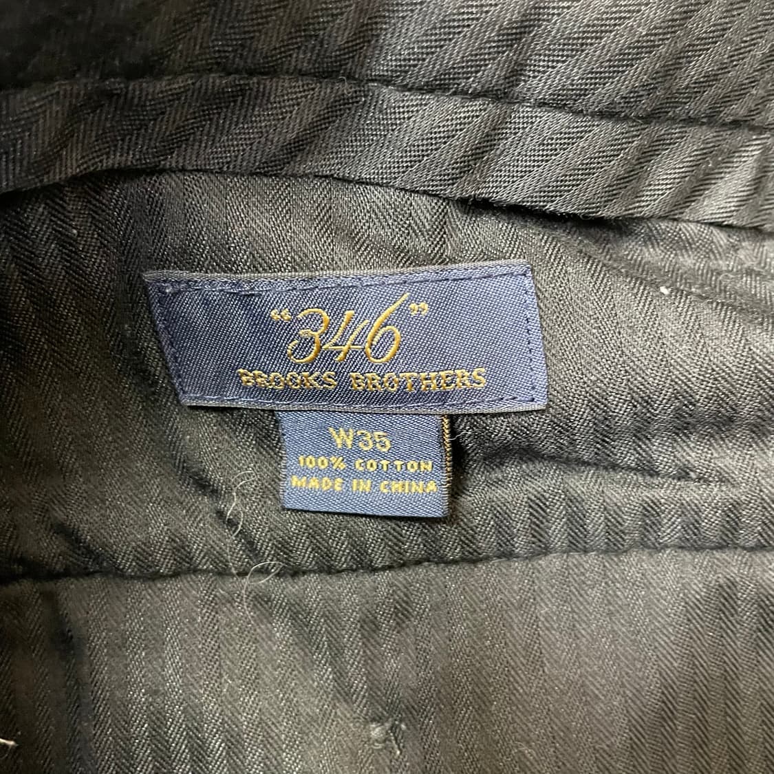 (35) 브룩스 브라더스 네이비 코듀로이 팬츠 상품이미지7
