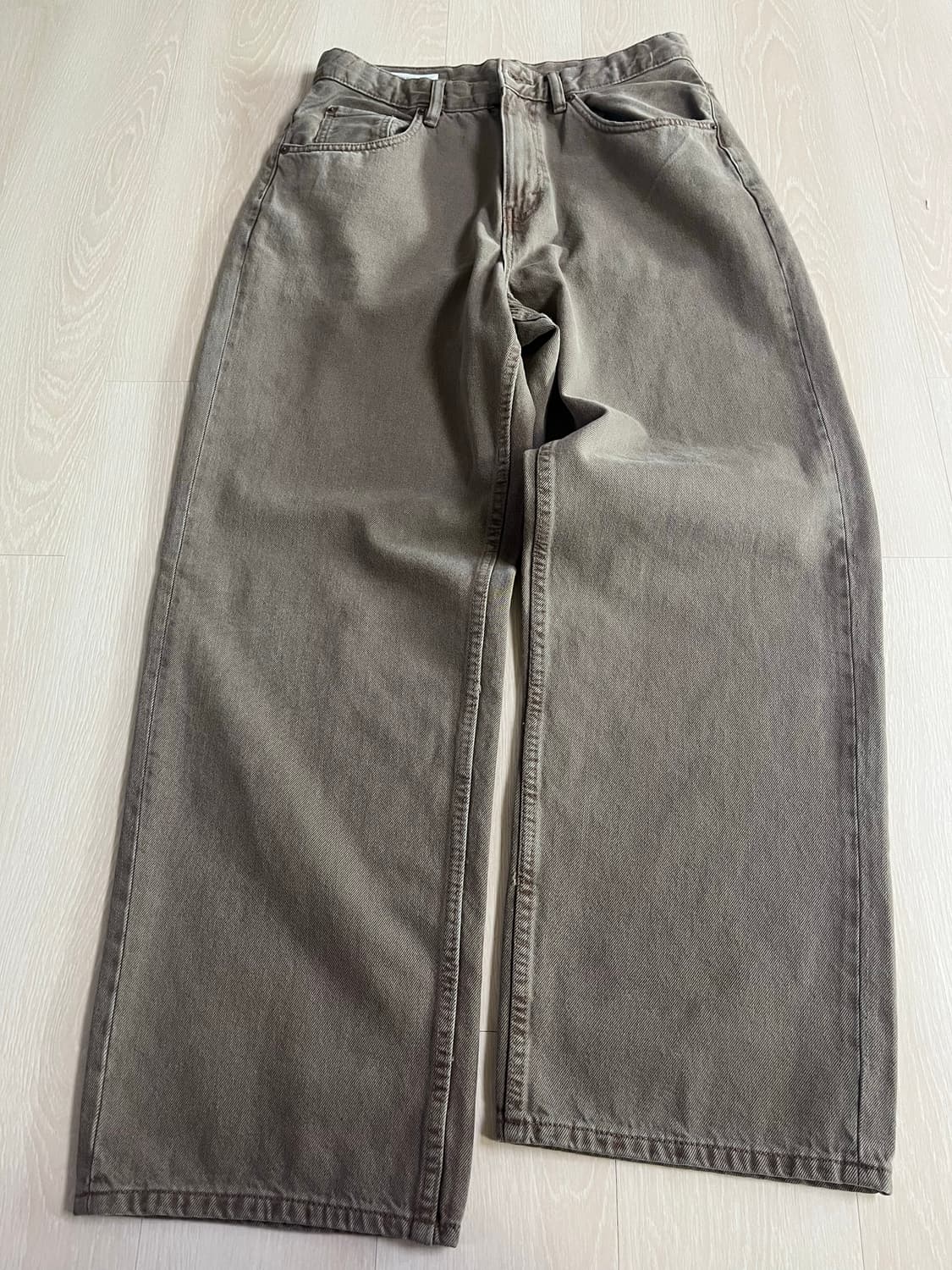 자라 baggy 브라운 팬츠 32 상품이미지1