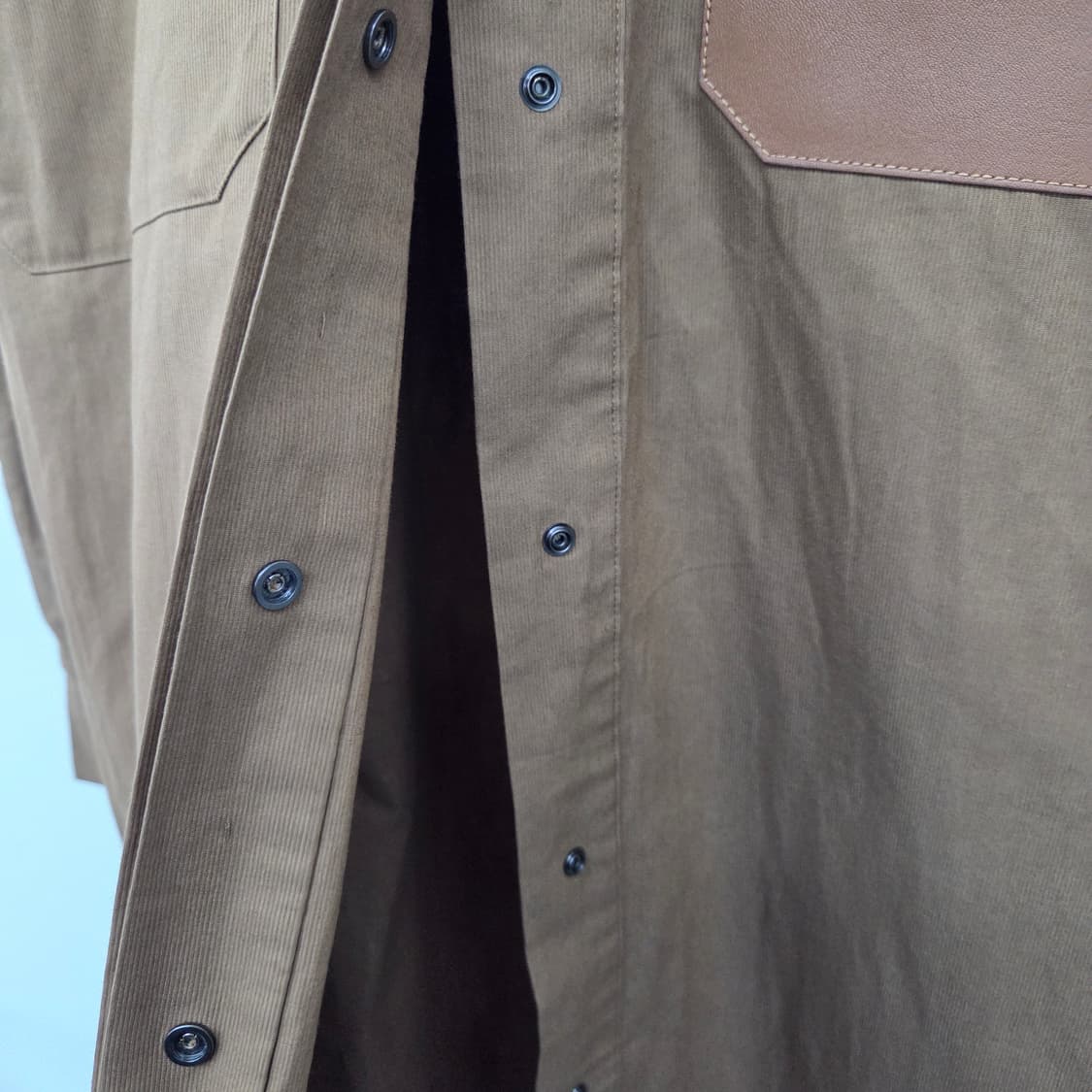 LANVIN 셔츠 롱 트렌치코트 브라운 여XL 상품이미지3