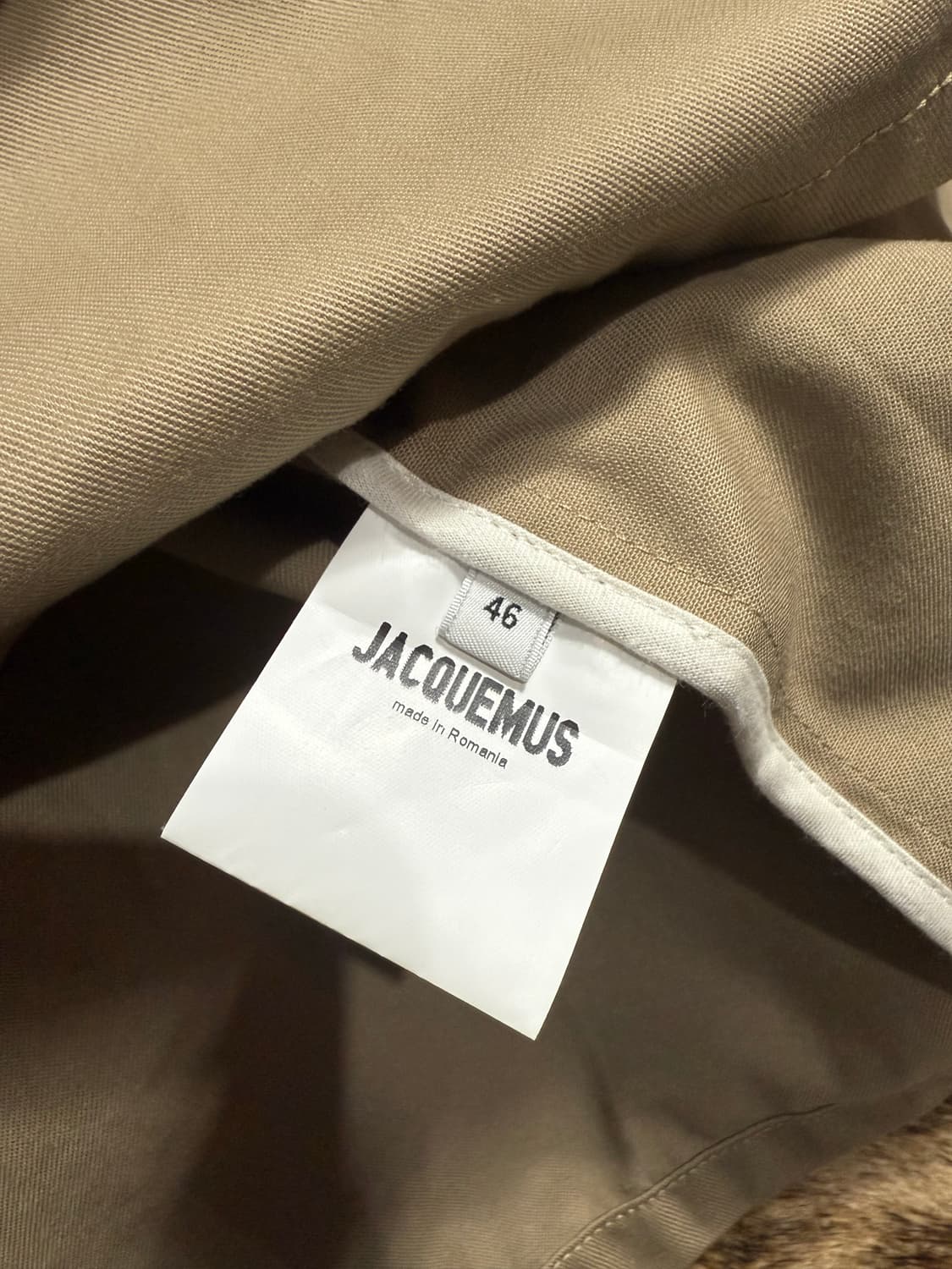 Jacquemus “Le Gadjo” Beige Hooded Jacket 상품이미지8