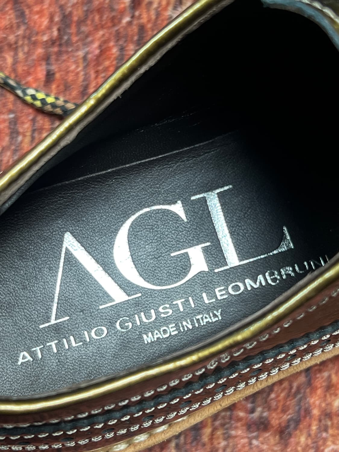 [230] AGL 올리브 그린 리얼 레더 옥스포드 로퍼 상품이미지8