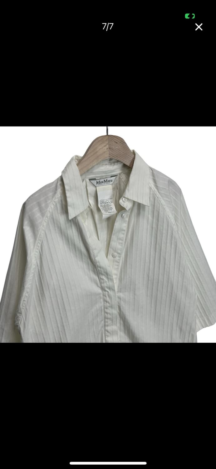 [38]막스마라 스트라이프 셔츠 원피스 상품이미지7