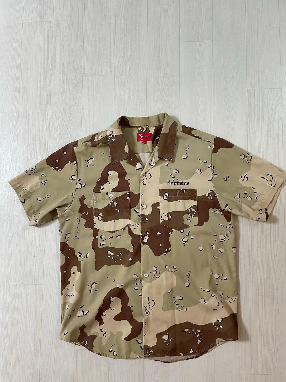 슈프림 세킨타니 라 노리히로 셔츠 카모 상품이미지1