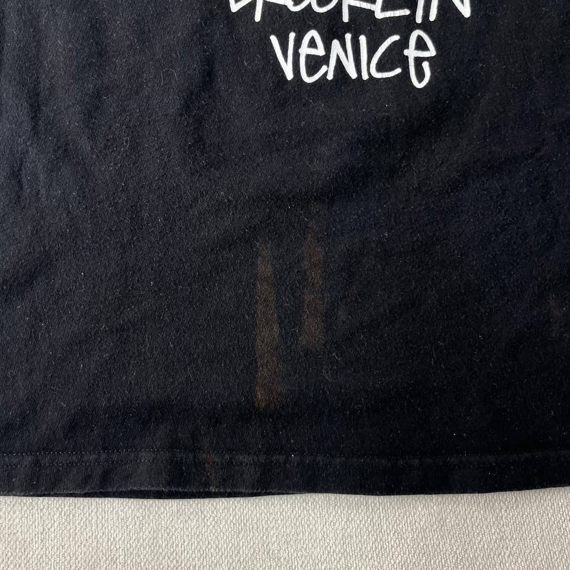 105 스투시 월드투어 블랙 반팔 티셔츠 상품이미지8