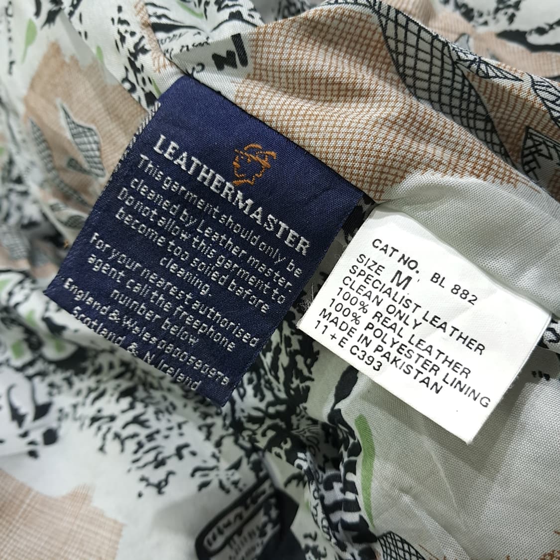 CL935 M 밀란레더웨어 80s 가죽 브라운 자켓 상품이미지5