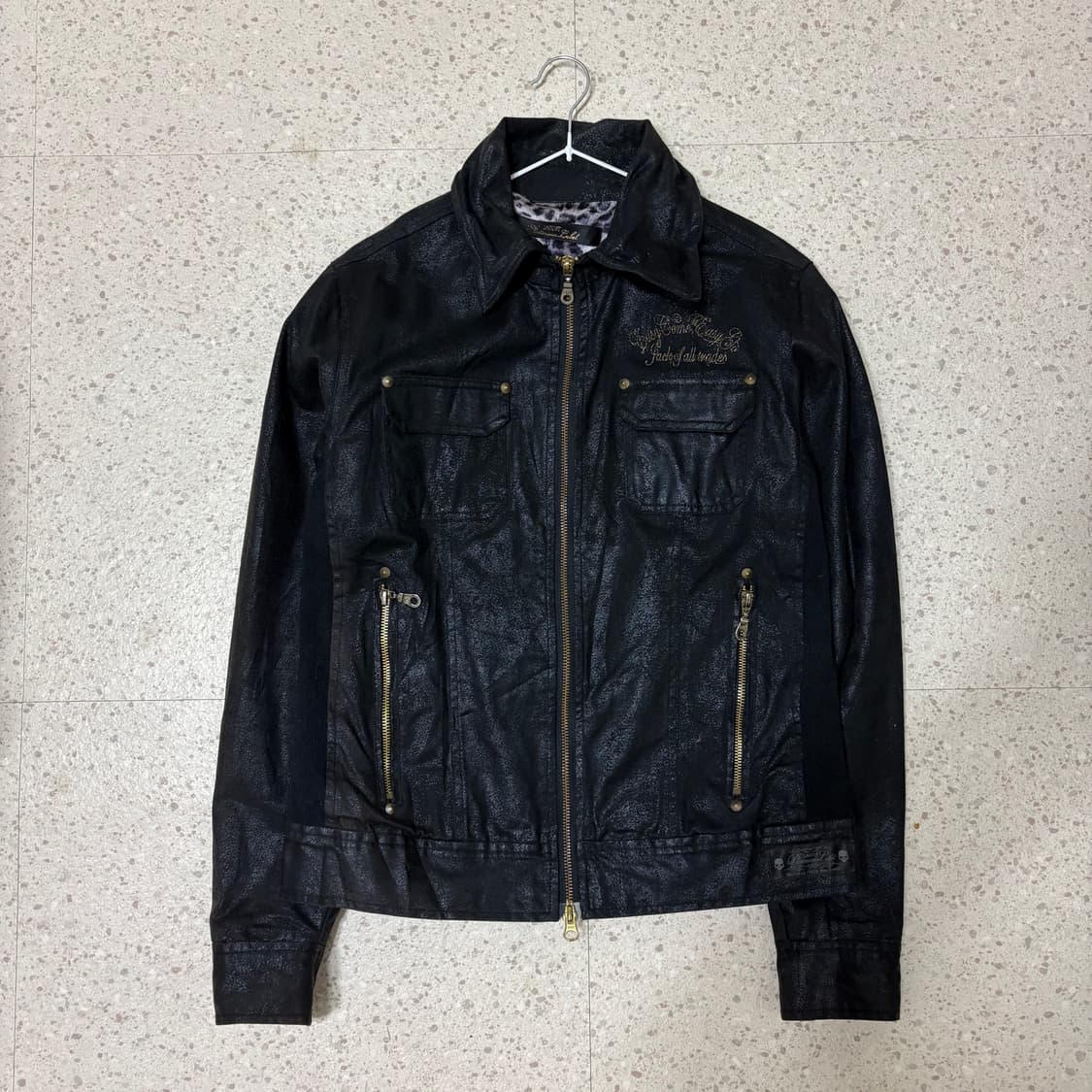 빈티지 갸루 레오파드 자켓 상품이미지1